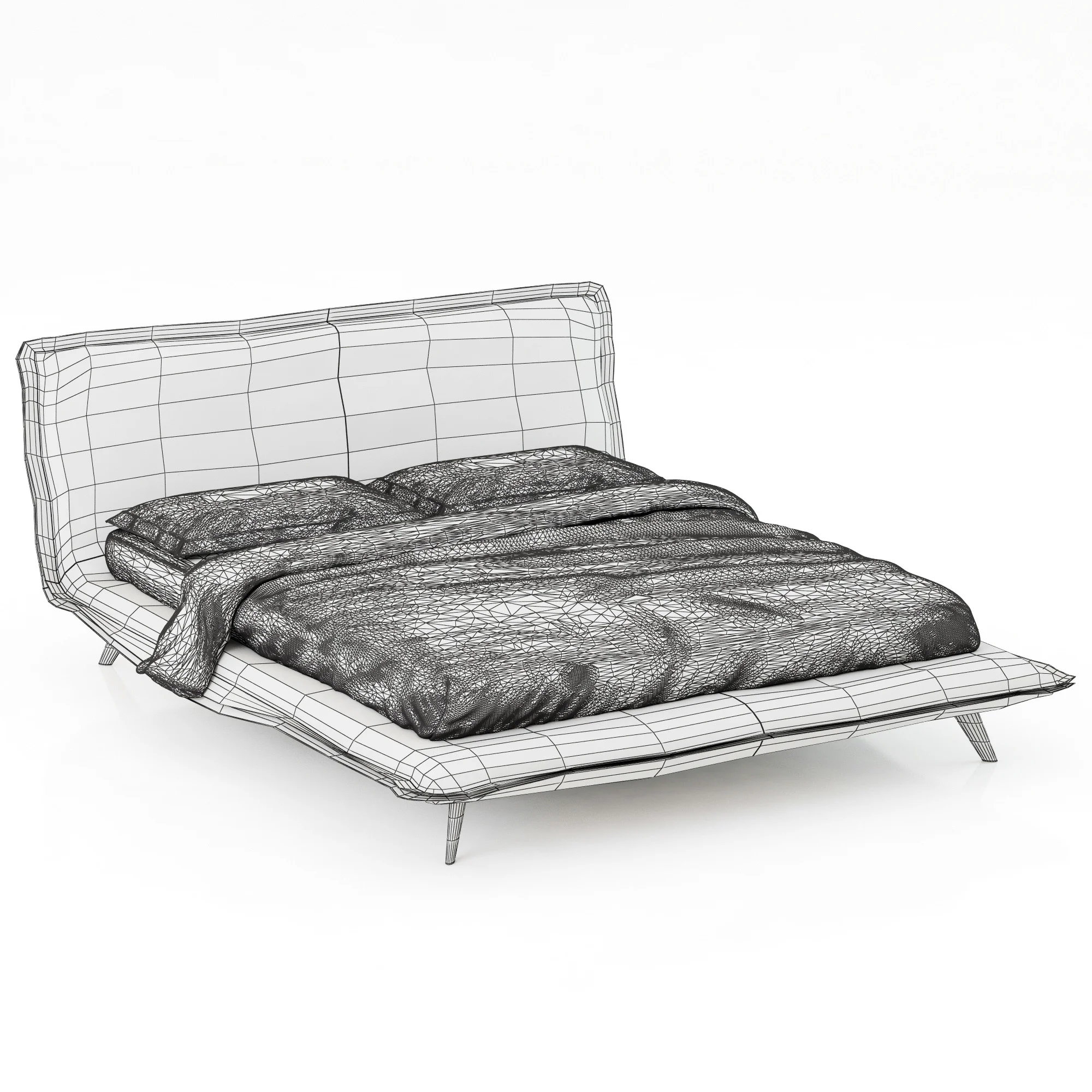 Natuzzi PIUMA, 3D model preview 5