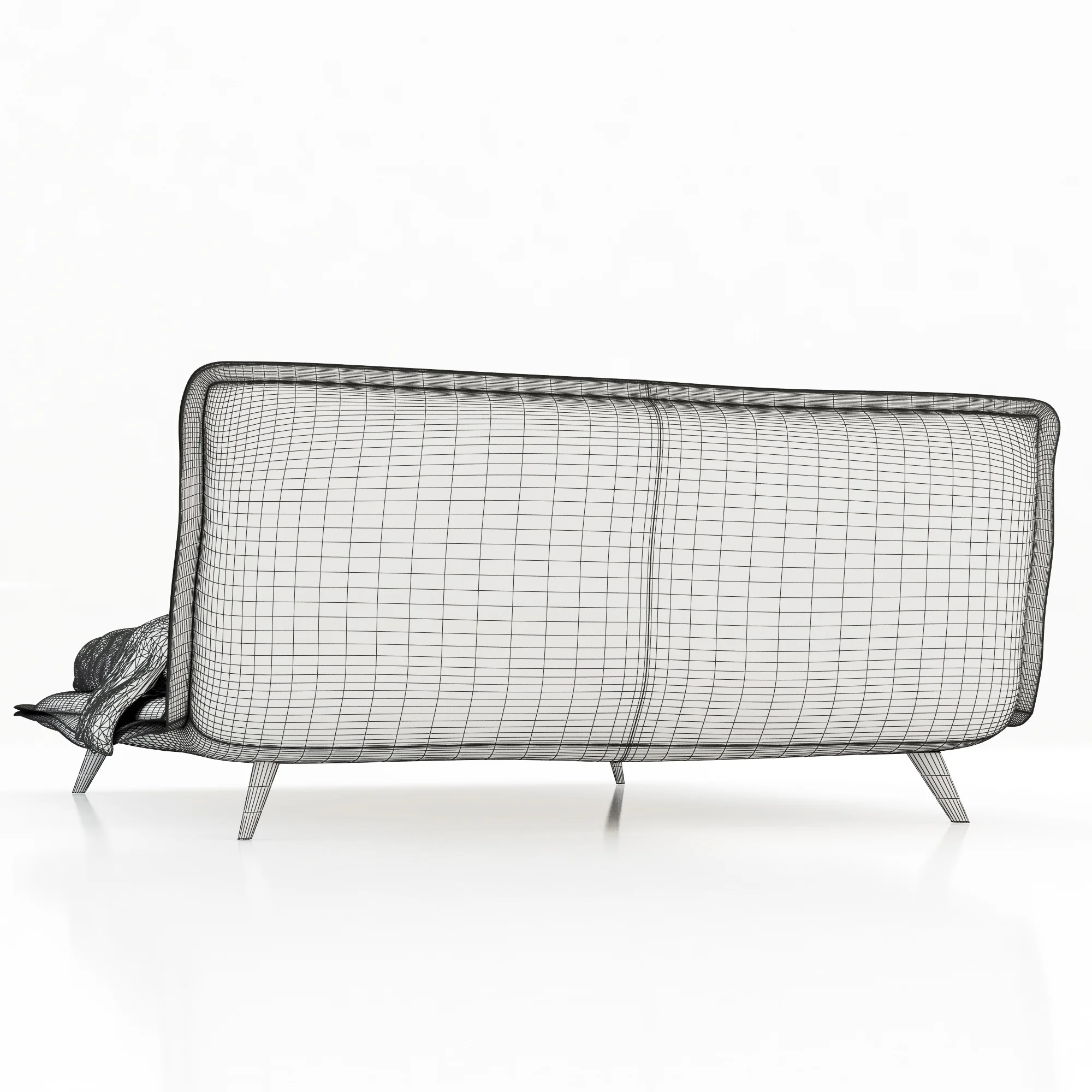 Natuzzi PIUMA, 3D model preview 10