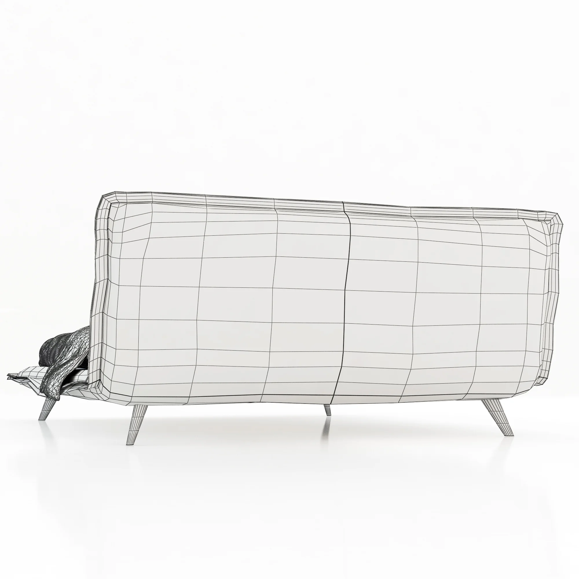 Natuzzi PIUMA, 3D model preview 11