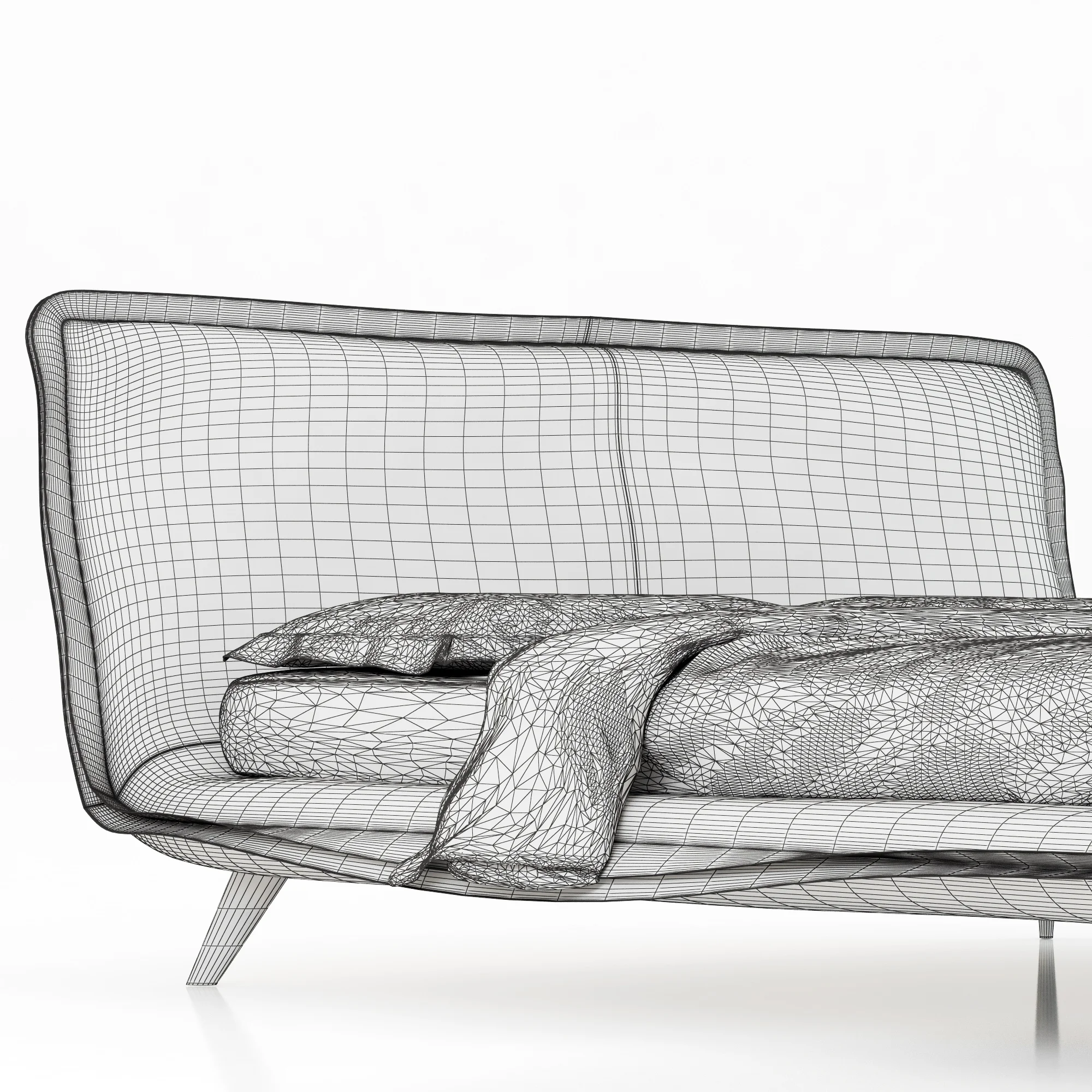 Natuzzi PIUMA, 3D model preview 13