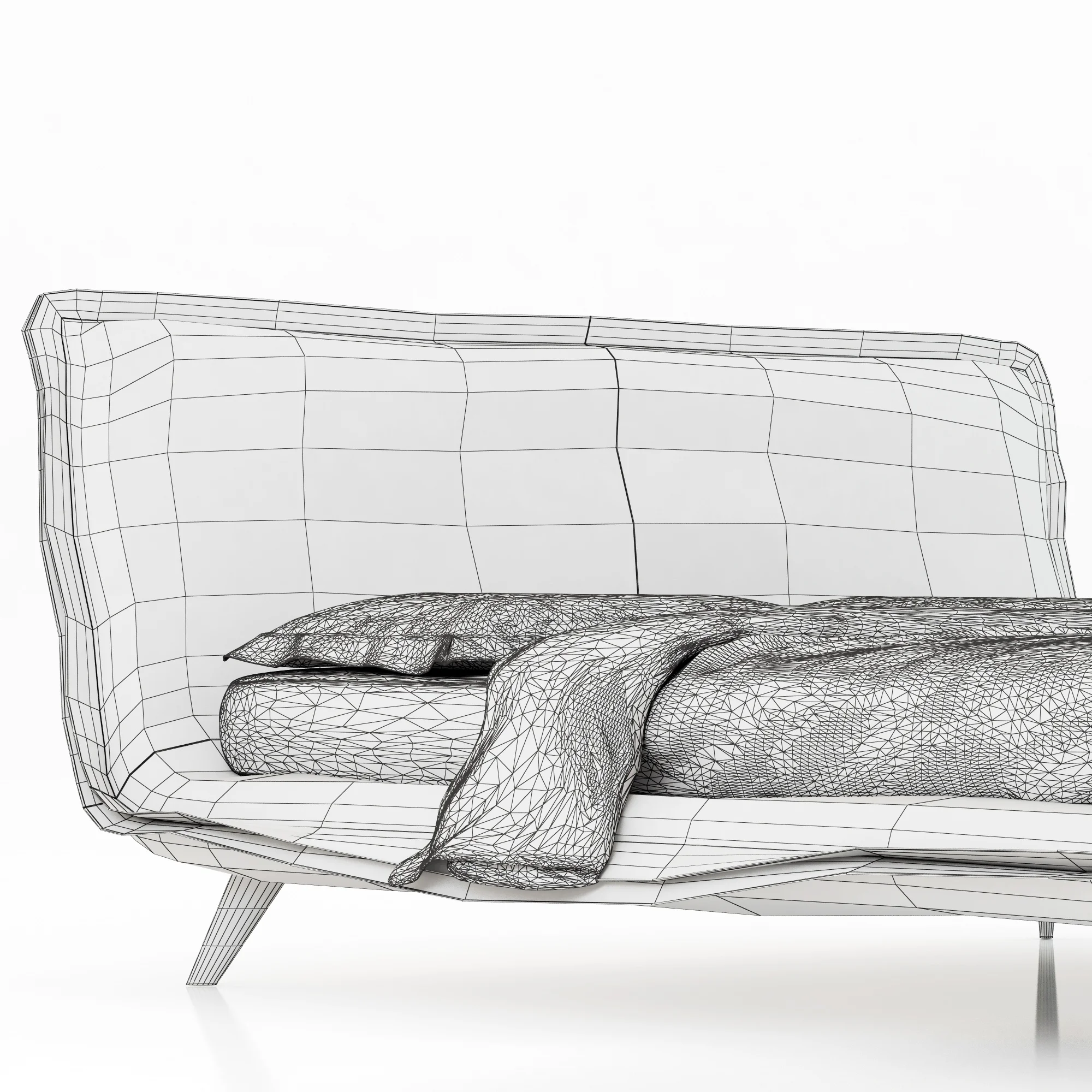 Natuzzi PIUMA, 3D model preview 14