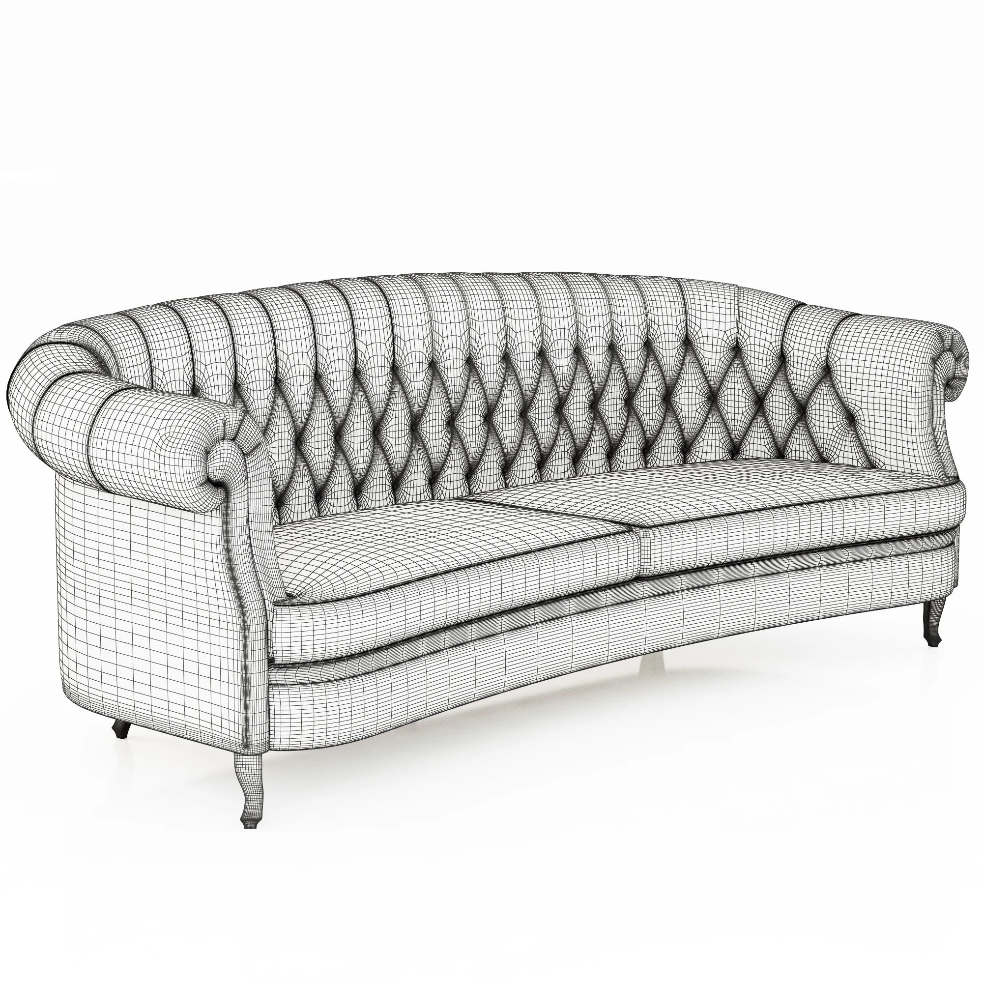 Brabbu Maree Sofa — 3D model preview 6