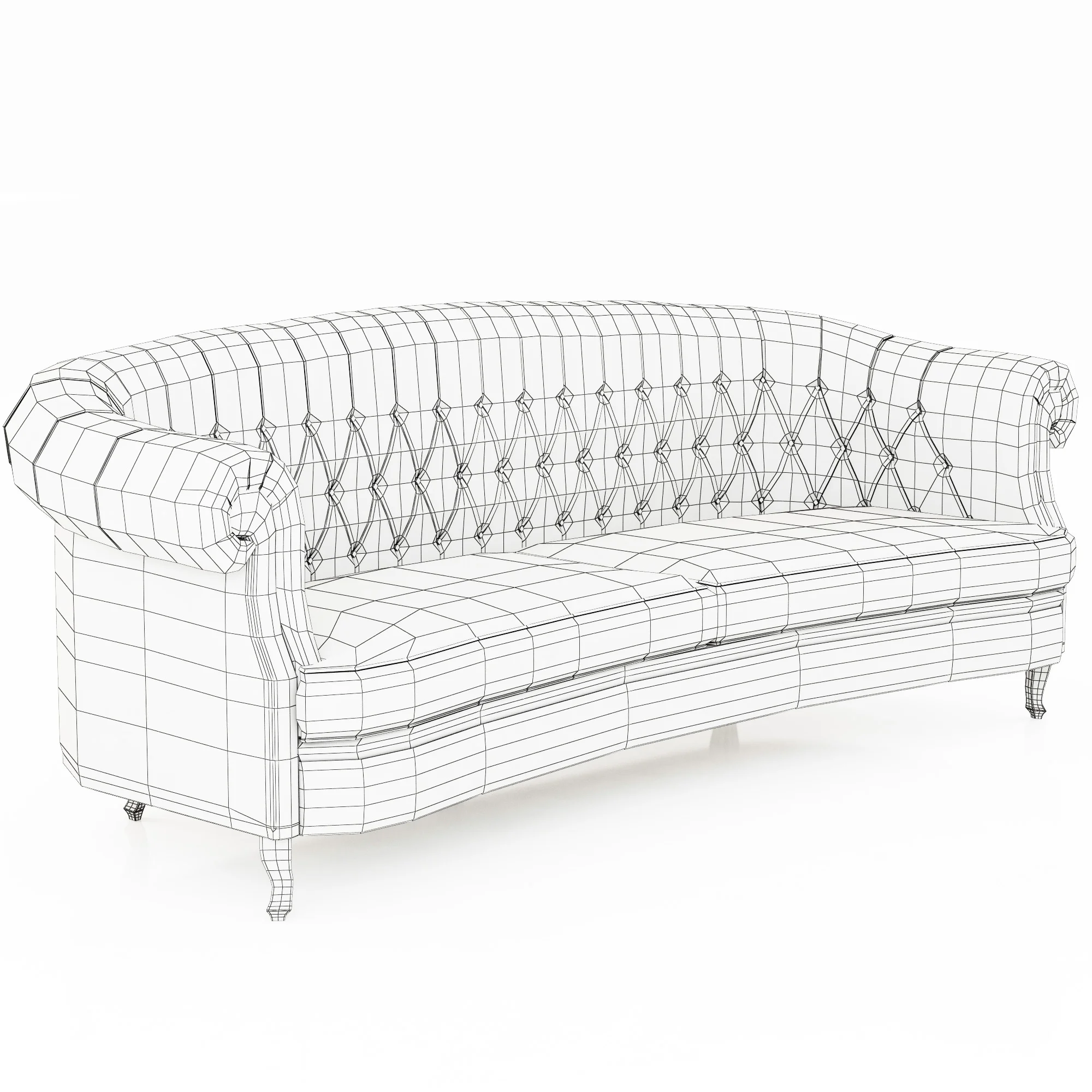 Brabbu Maree Sofa — 3D model preview 7