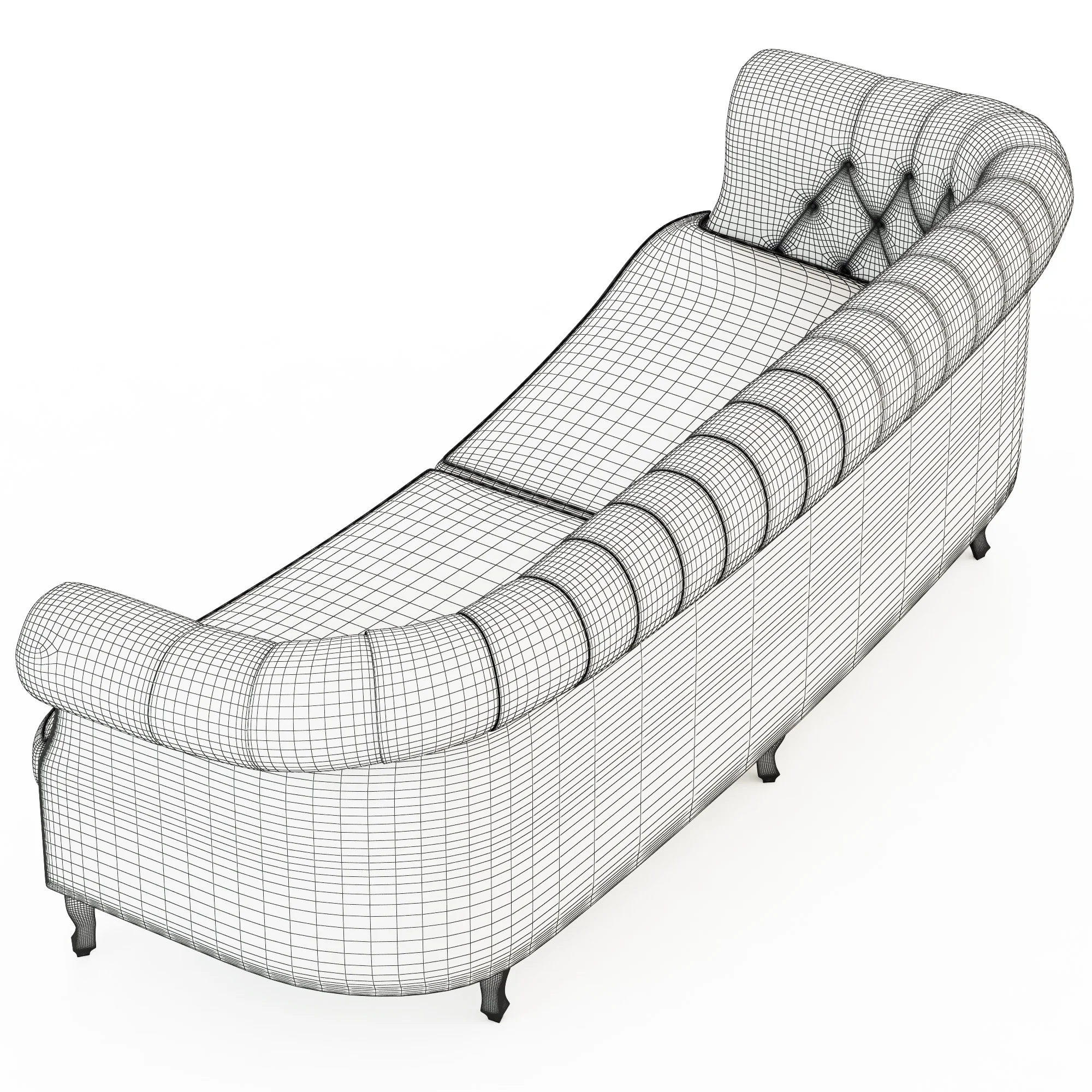 Brabbu Maree Sofa — 3D model preview 8