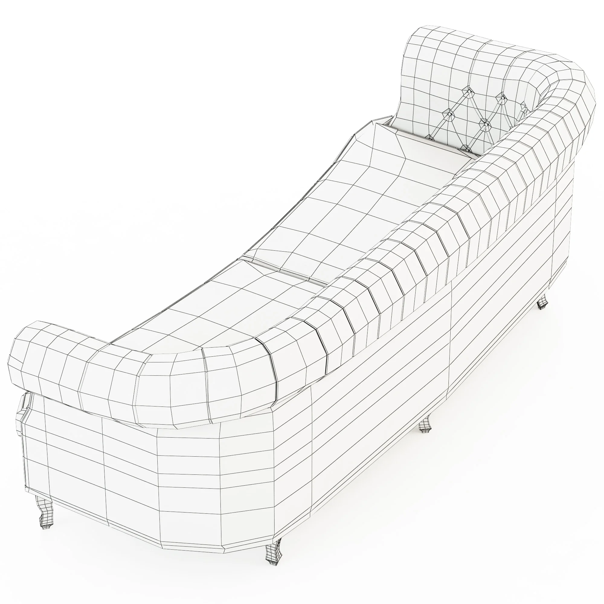 Brabbu Maree Sofa — 3D model preview 9