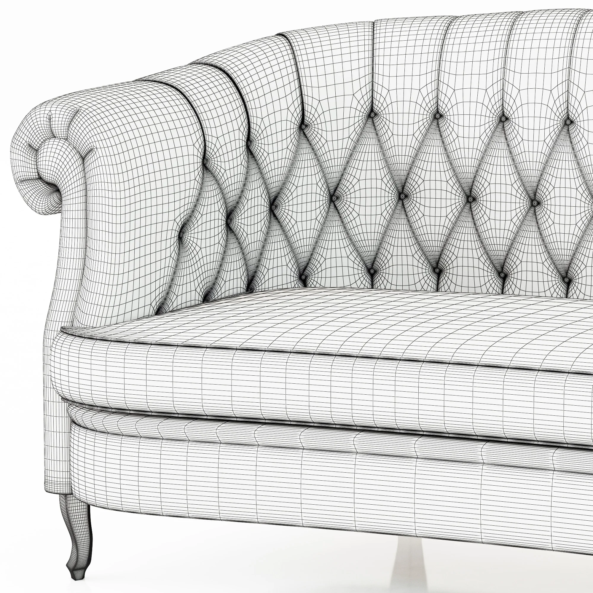 Brabbu Maree Sofa — 3D model preview 10