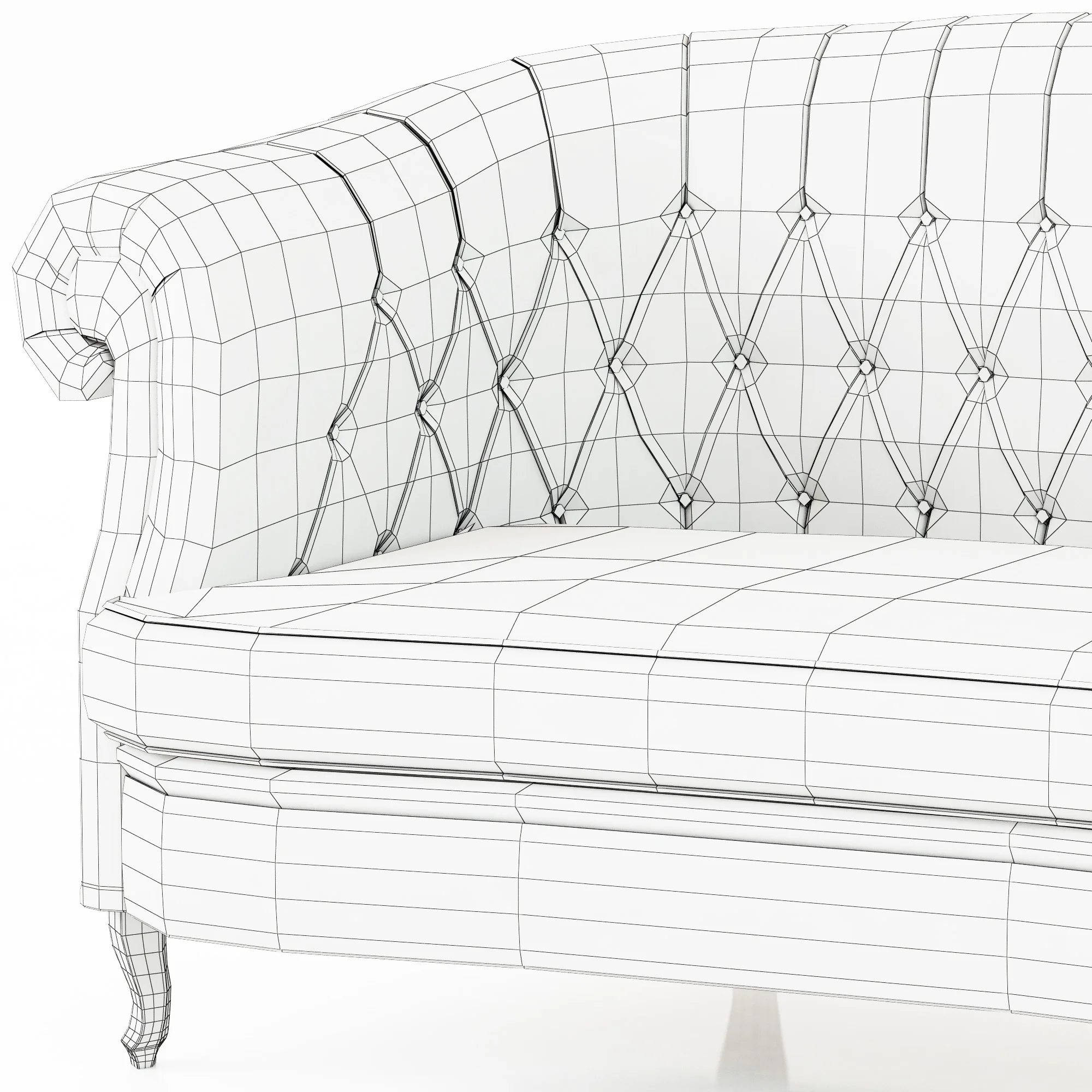 Brabbu Maree Sofa — 3D model preview 11