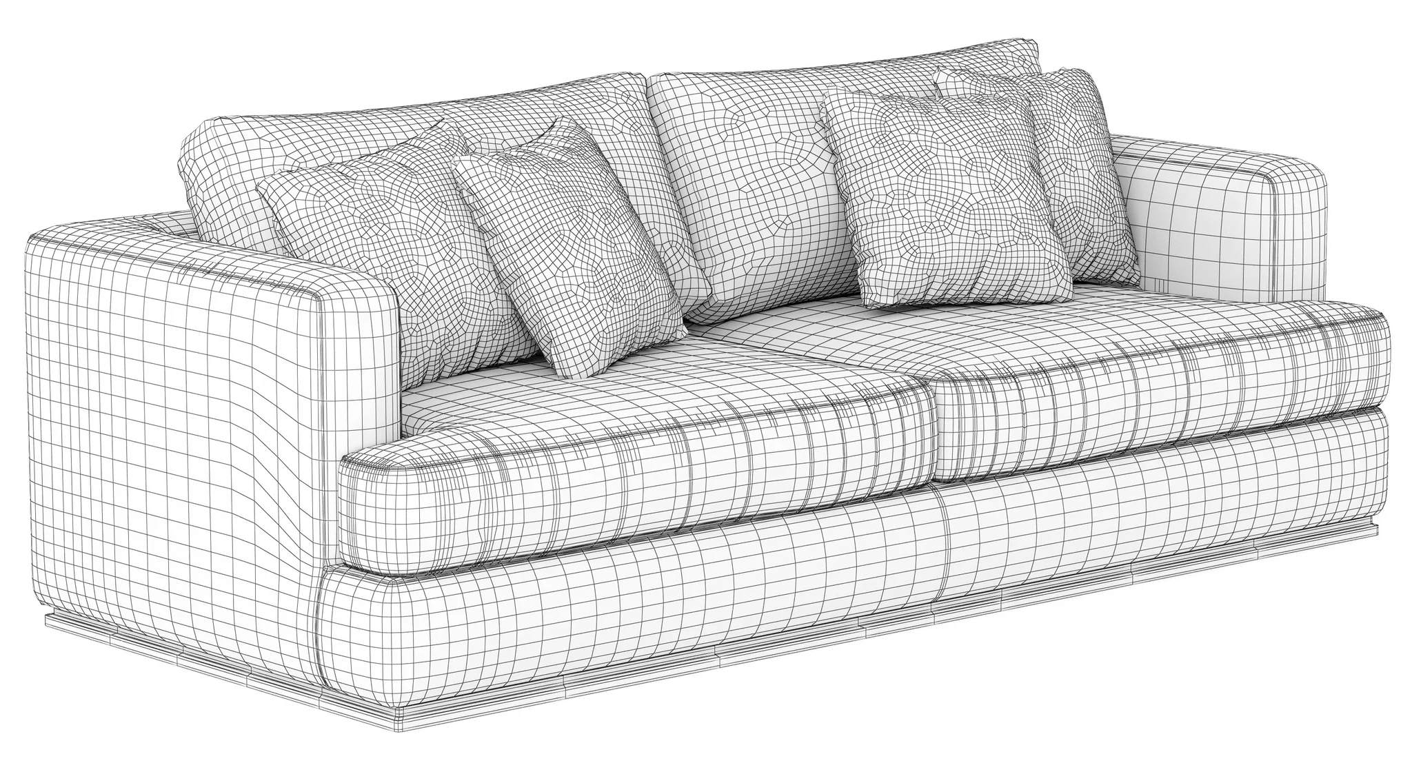 Eichholtz Sofa Hallandale — 3D model preview 8