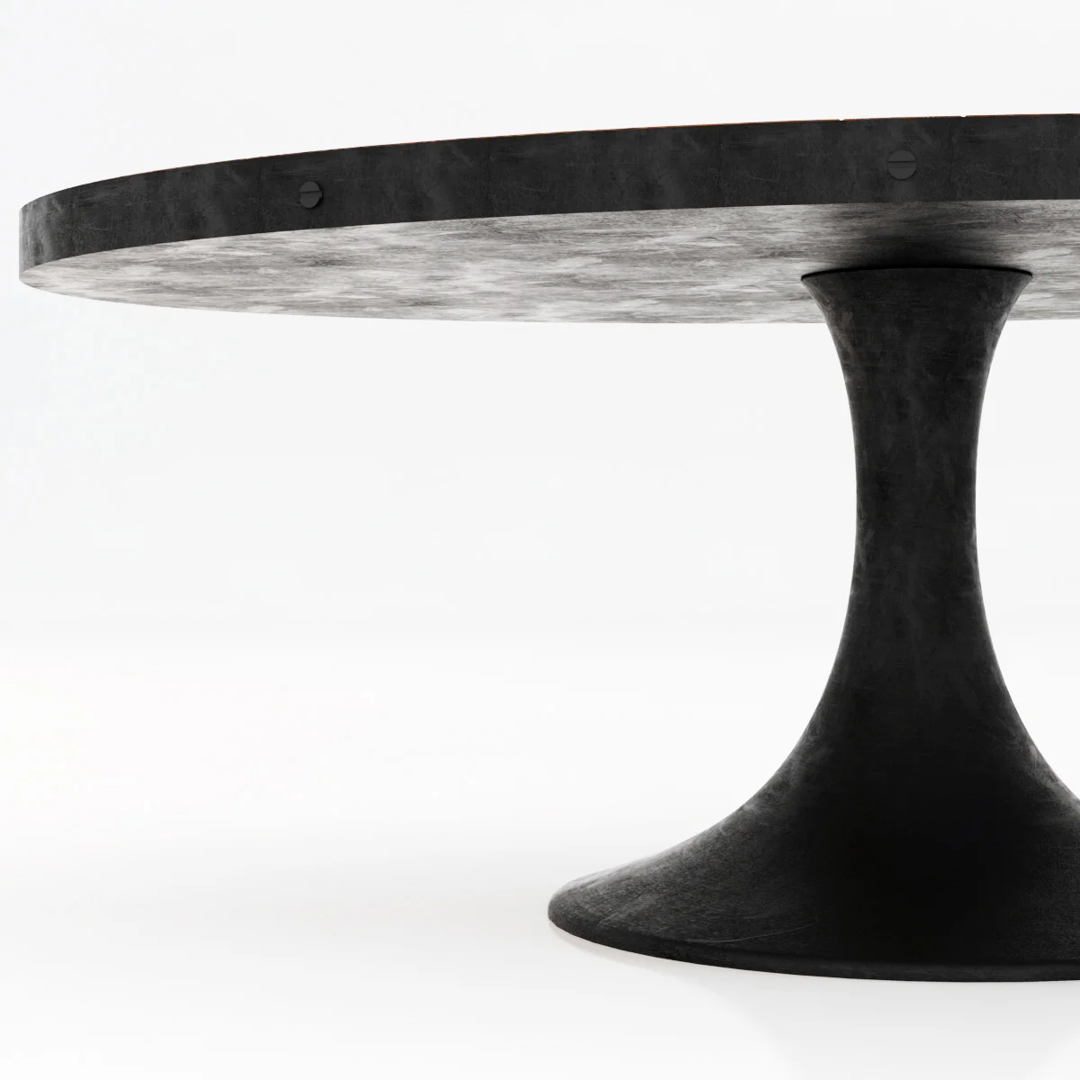 Restoration Hardware Aero Oval Dining Table — 3D model preview 2