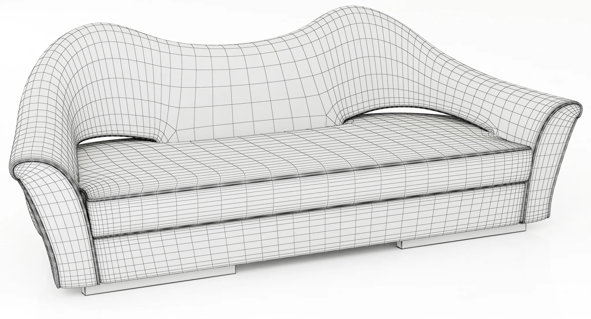 Brabbu NAU Sofa — 3D model preview 4