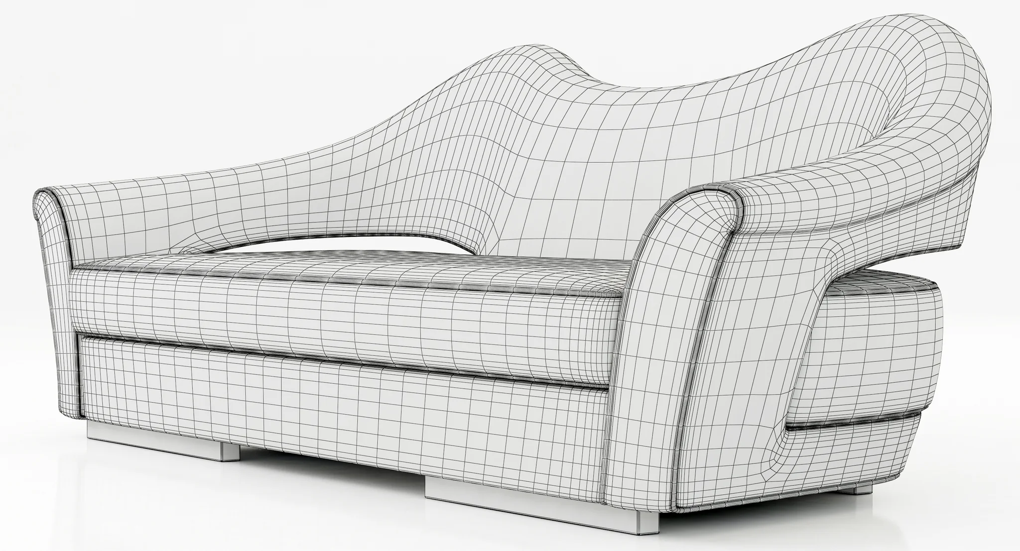 Brabbu NAU Sofa — 3D model preview 7