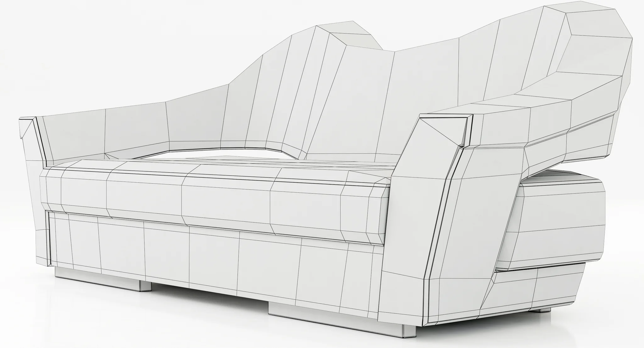 Brabbu NAU Sofa — 3D model preview 8