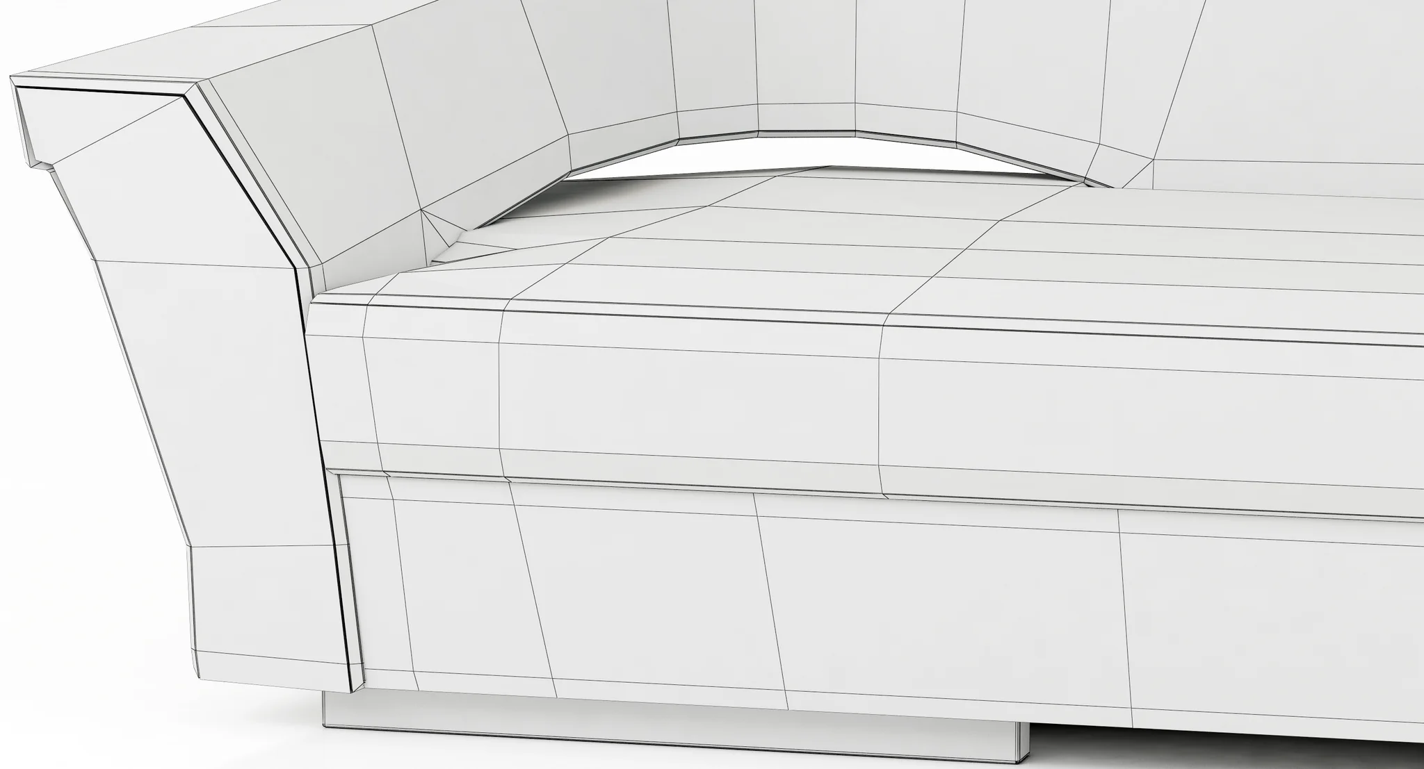 Brabbu NAU Sofa — 3D model preview 14