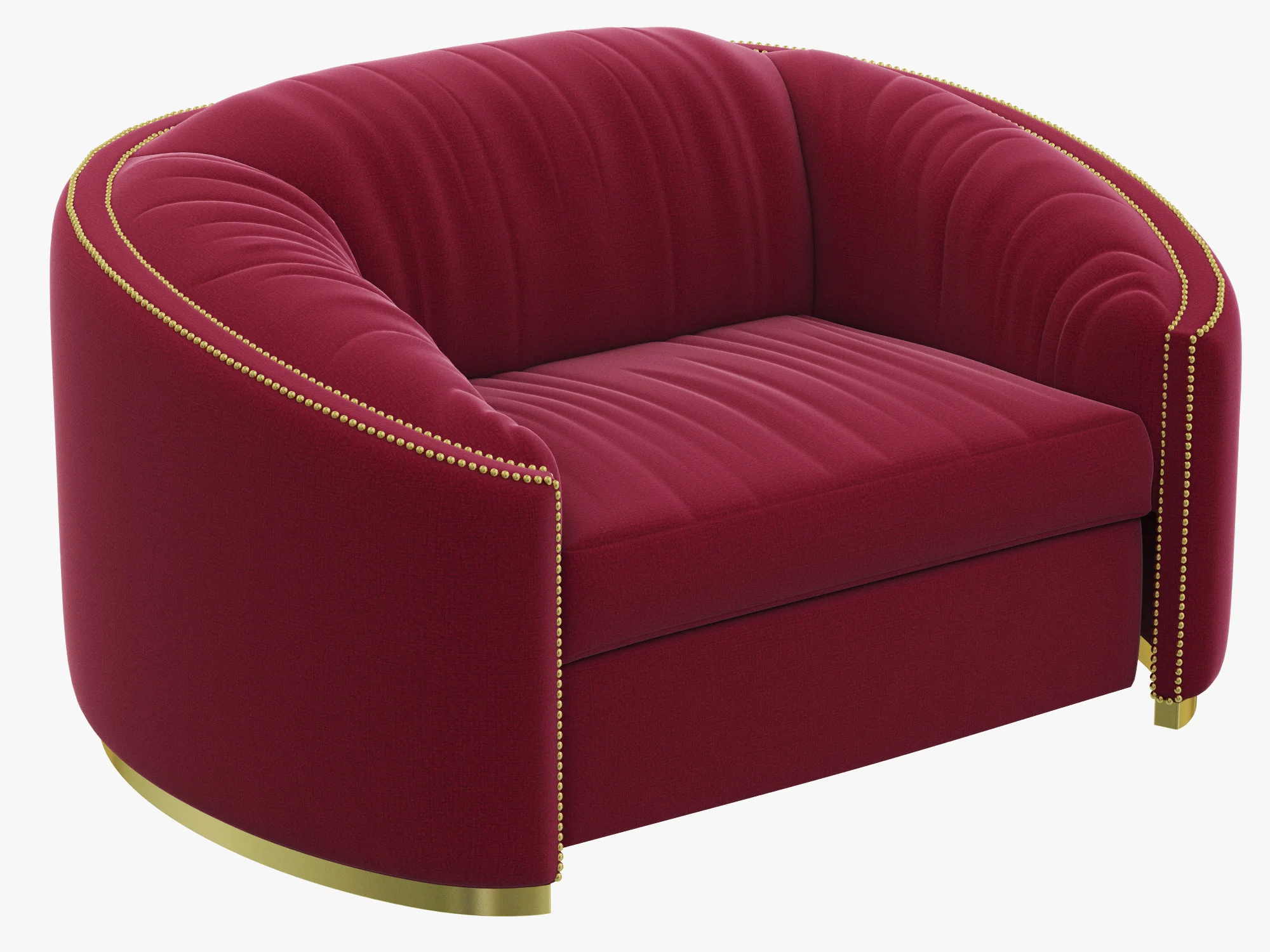 Brabbu Wales Single Sofa — 3D model preview 1