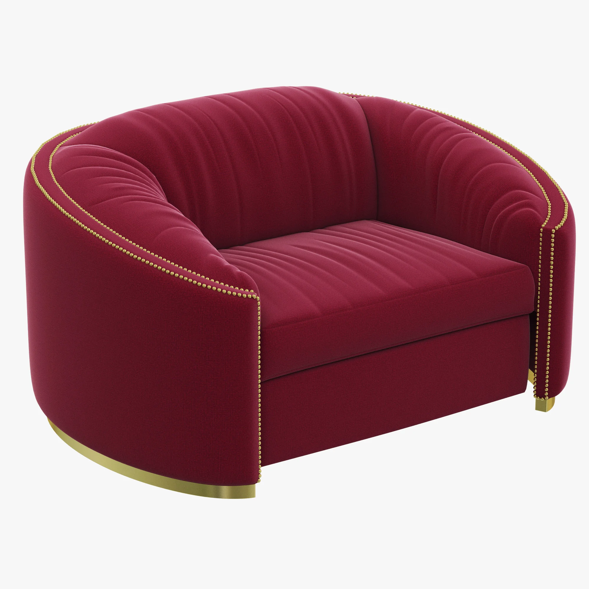 Brabbu Wales Single Sofa — 3D model preview 2
