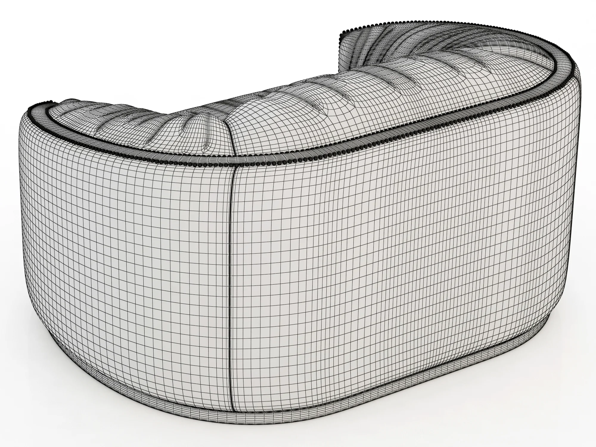 Brabbu Wales Single Sofa — 3D model preview 9