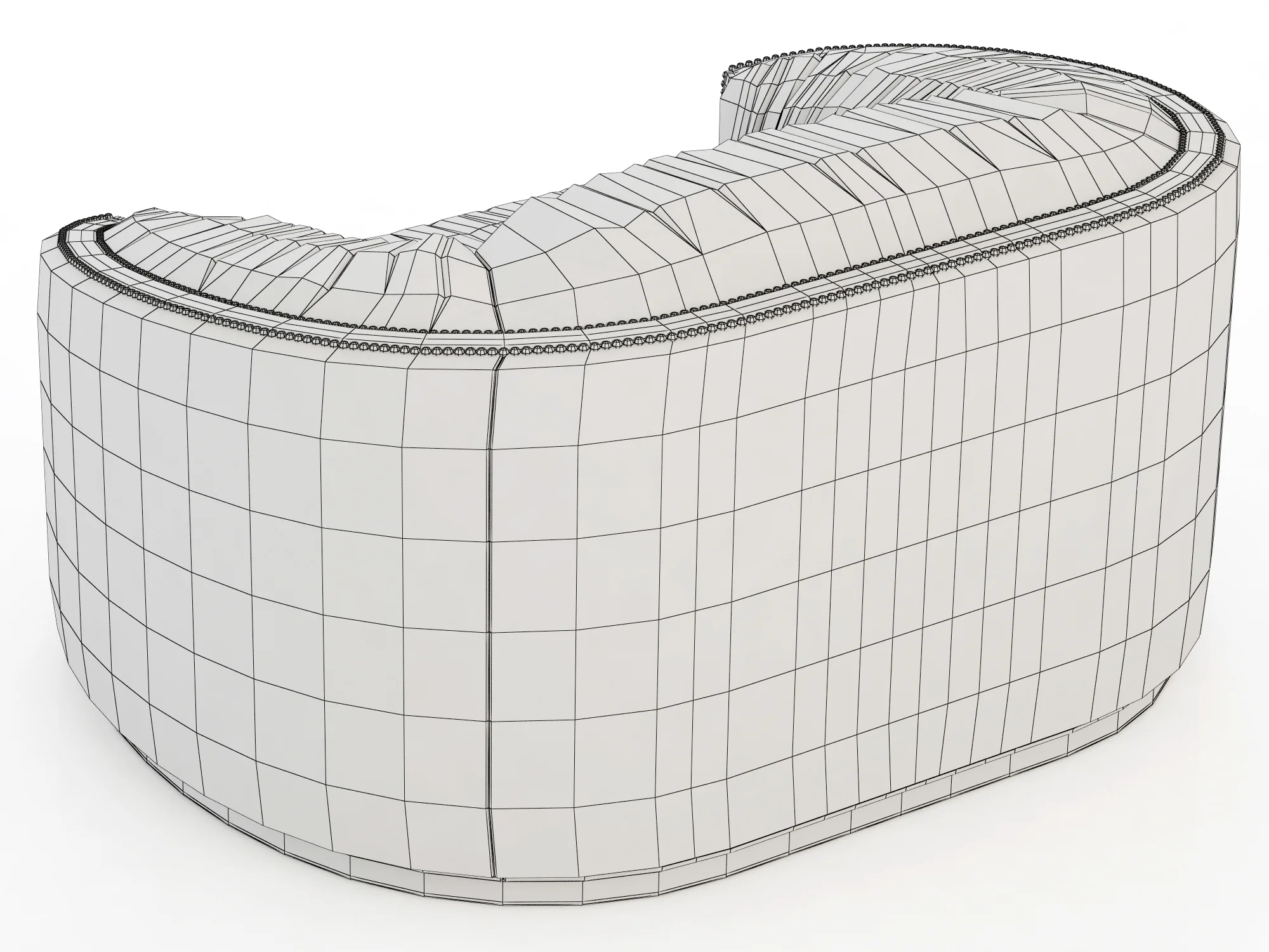 Brabbu Wales Single Sofa — 3D model preview 10