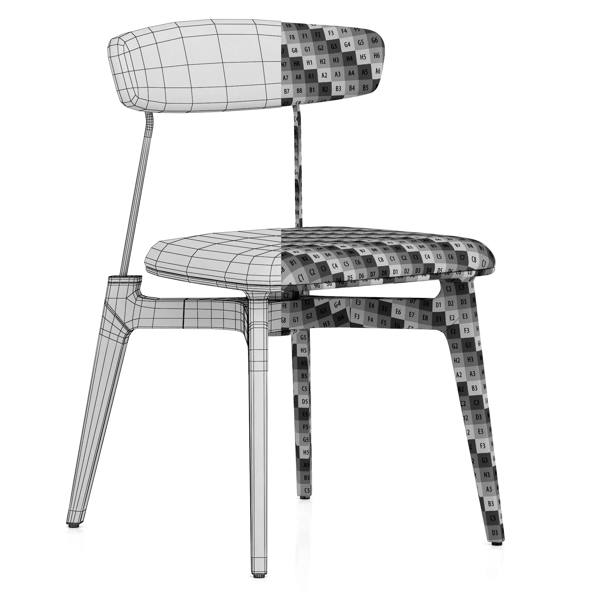 Roche Bobois Gaby Chair, 3D model preview 8