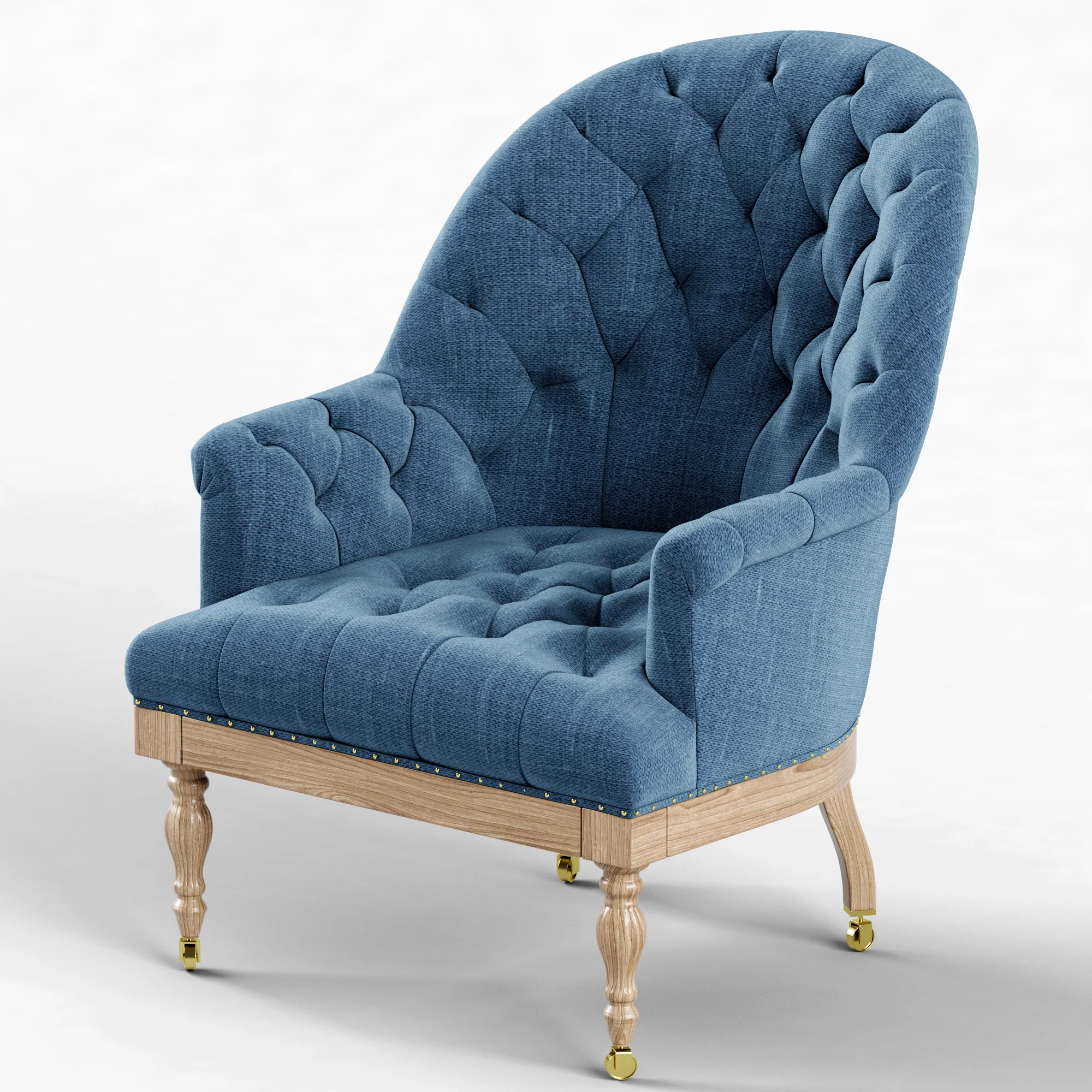 Restoration Hardware Vallette Chair — 3D model preview 1