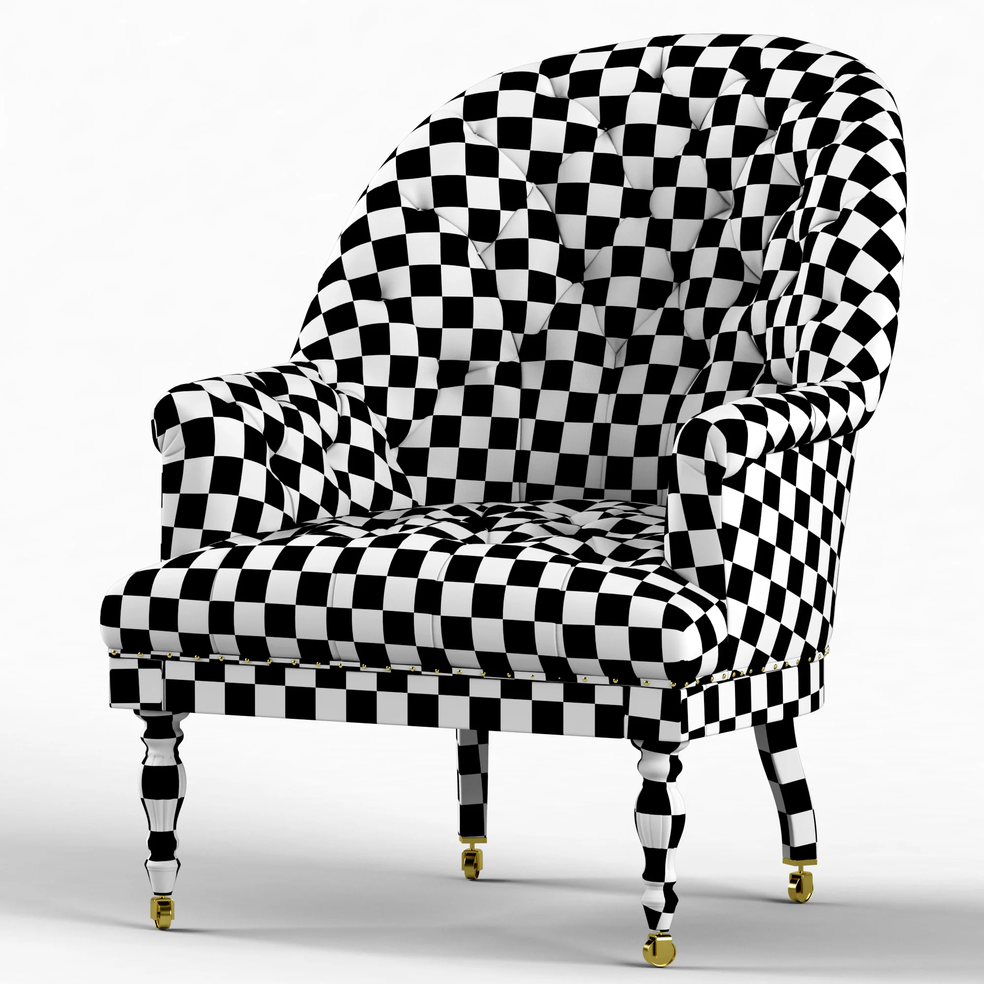 Restoration Hardware Vallette Chair — 3D model preview 8
