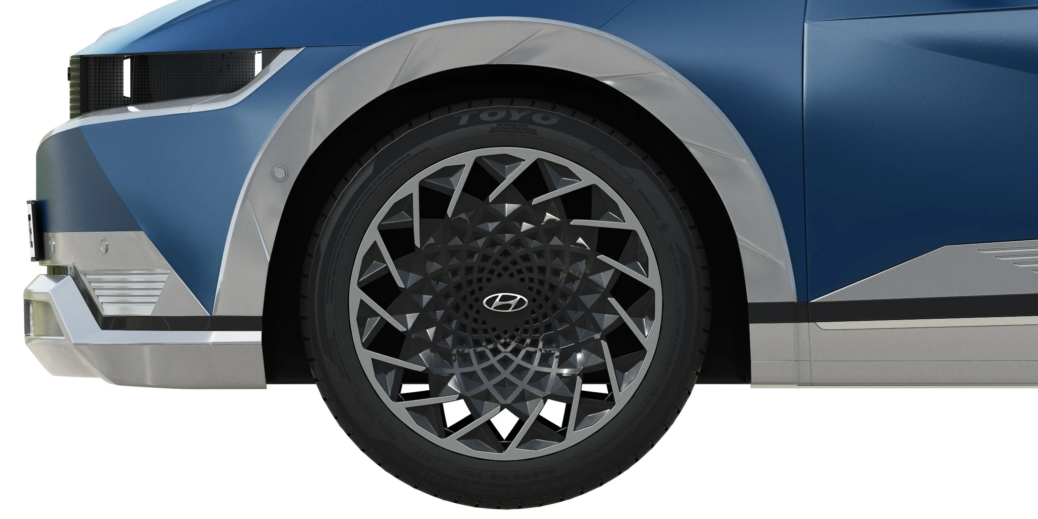 Hyundai Ioniq 5 2022, 3D model preview 3