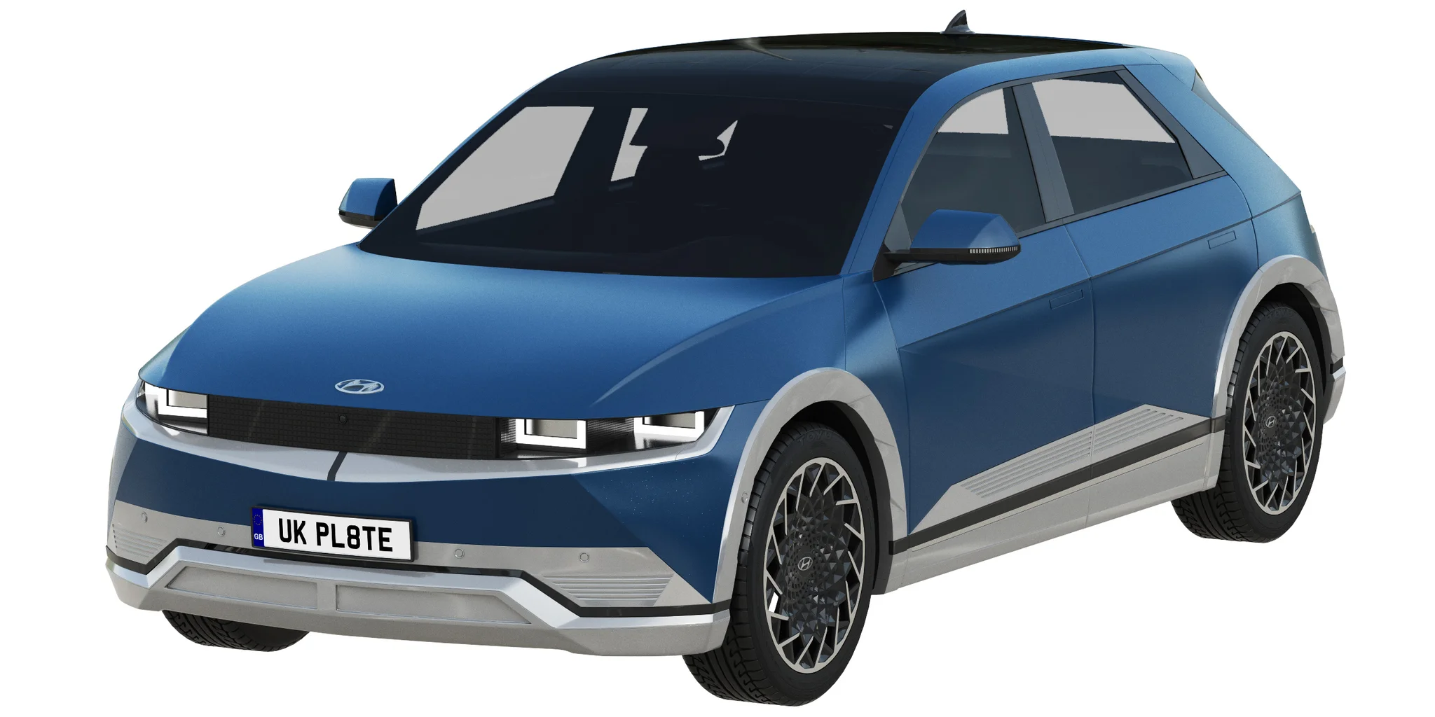 Hyundai Ioniq 5 2022, 3D model preview 13