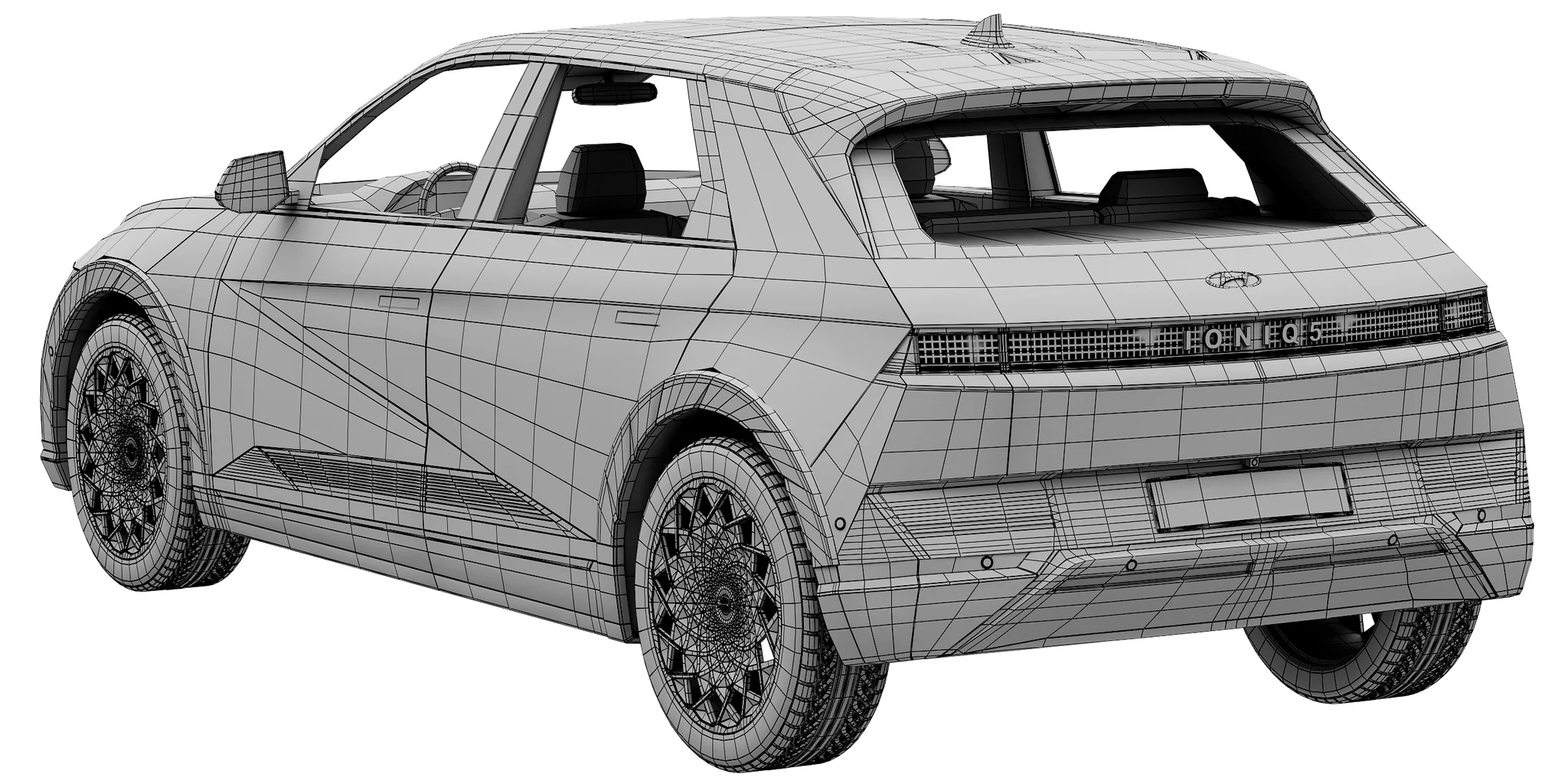Hyundai Ioniq 5 2022, 3D model preview 23
