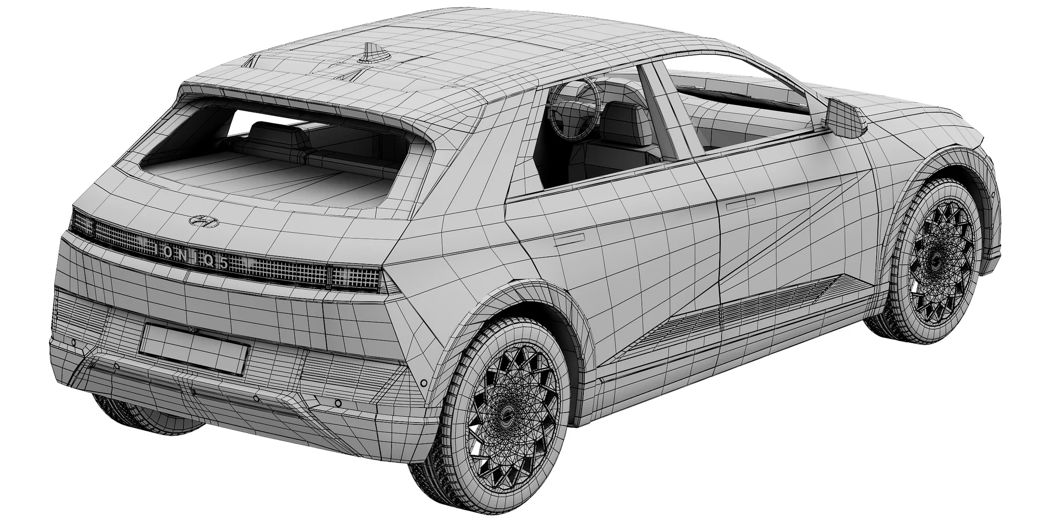Hyundai Ioniq 5 2022, 3D model preview 36
