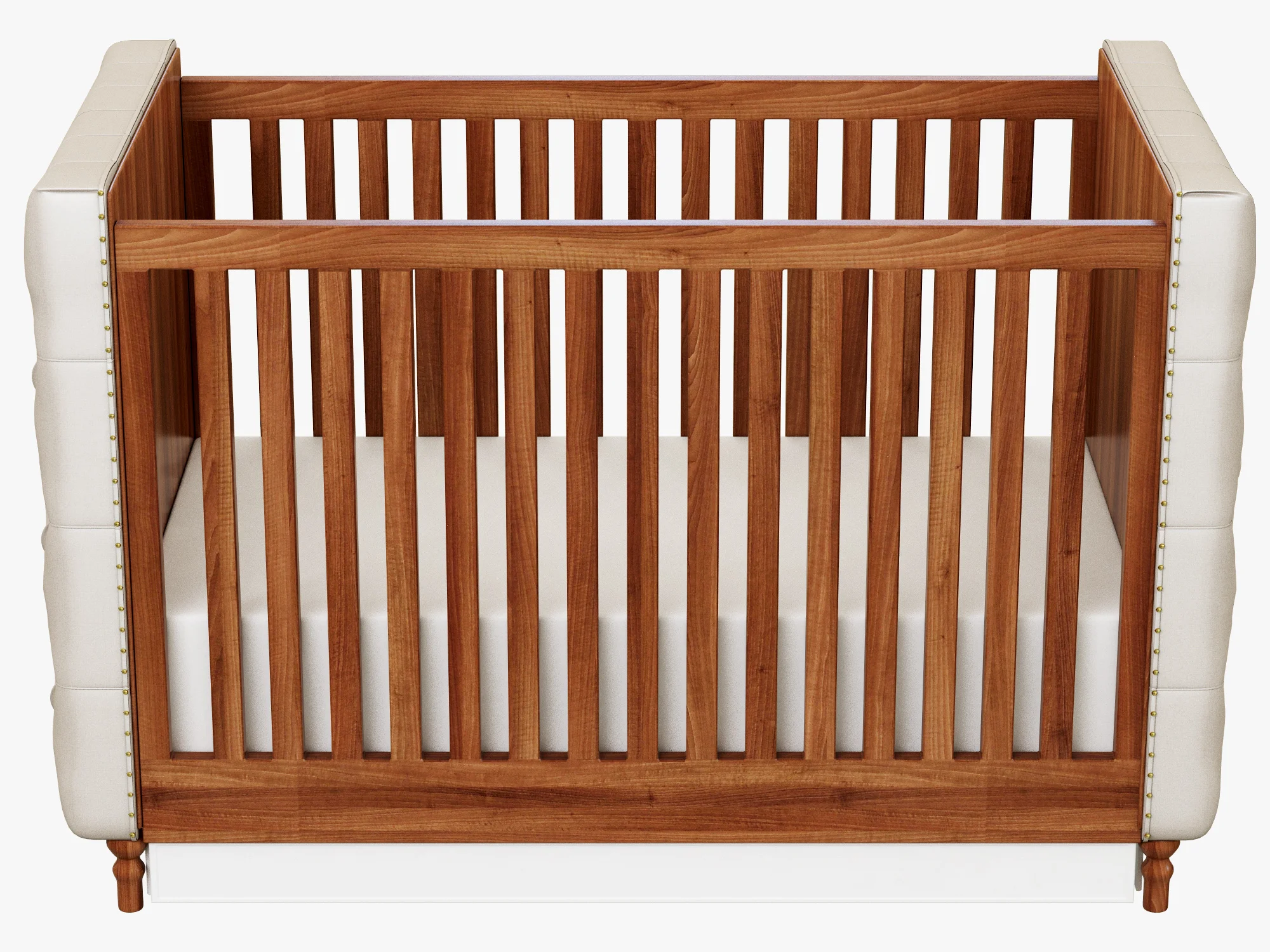 Restoration Hardware Chesterfield Tufted Crib 2 — 3D model preview 3