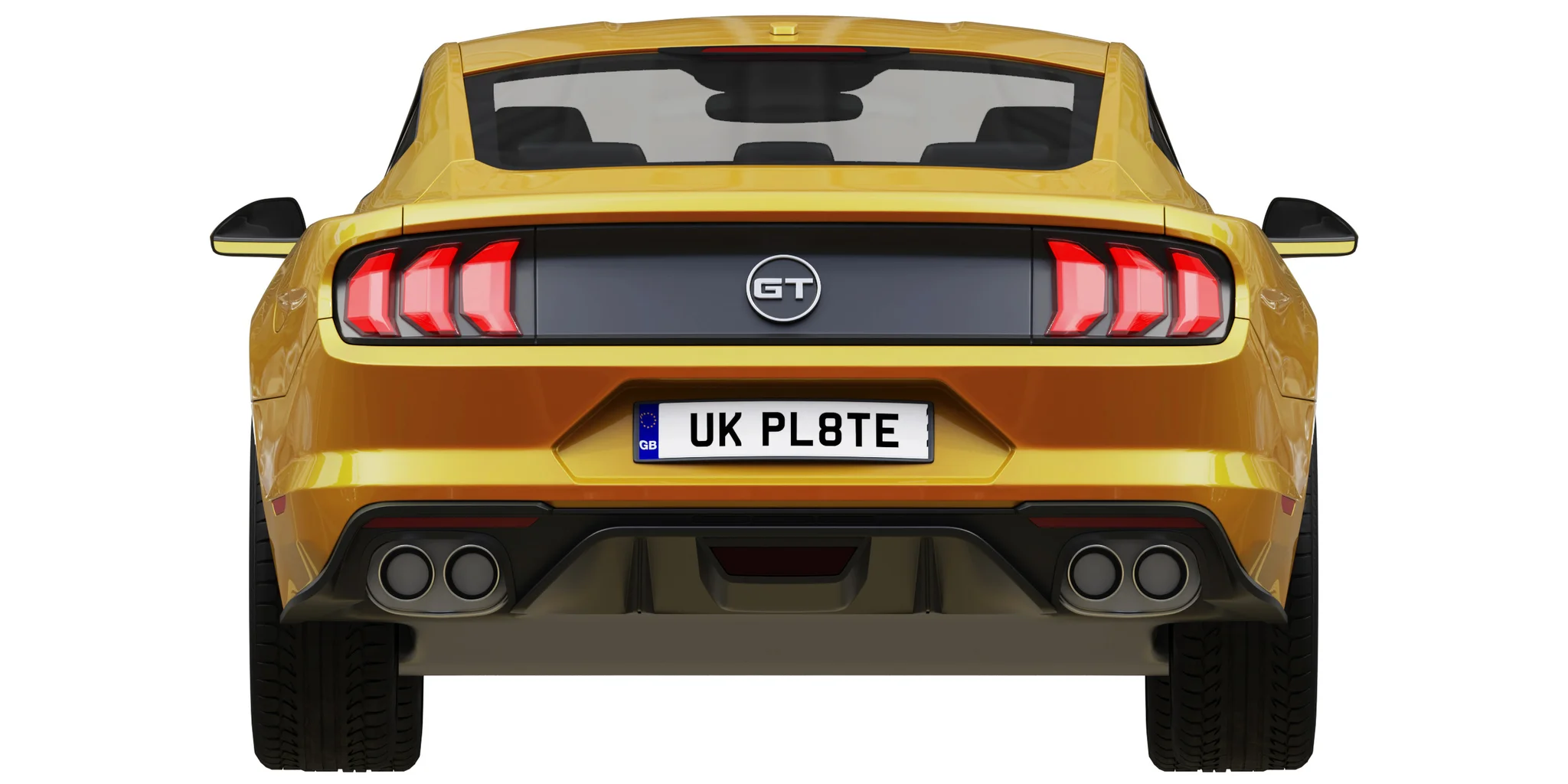 Ford Mustang GT, 3D model preview 11