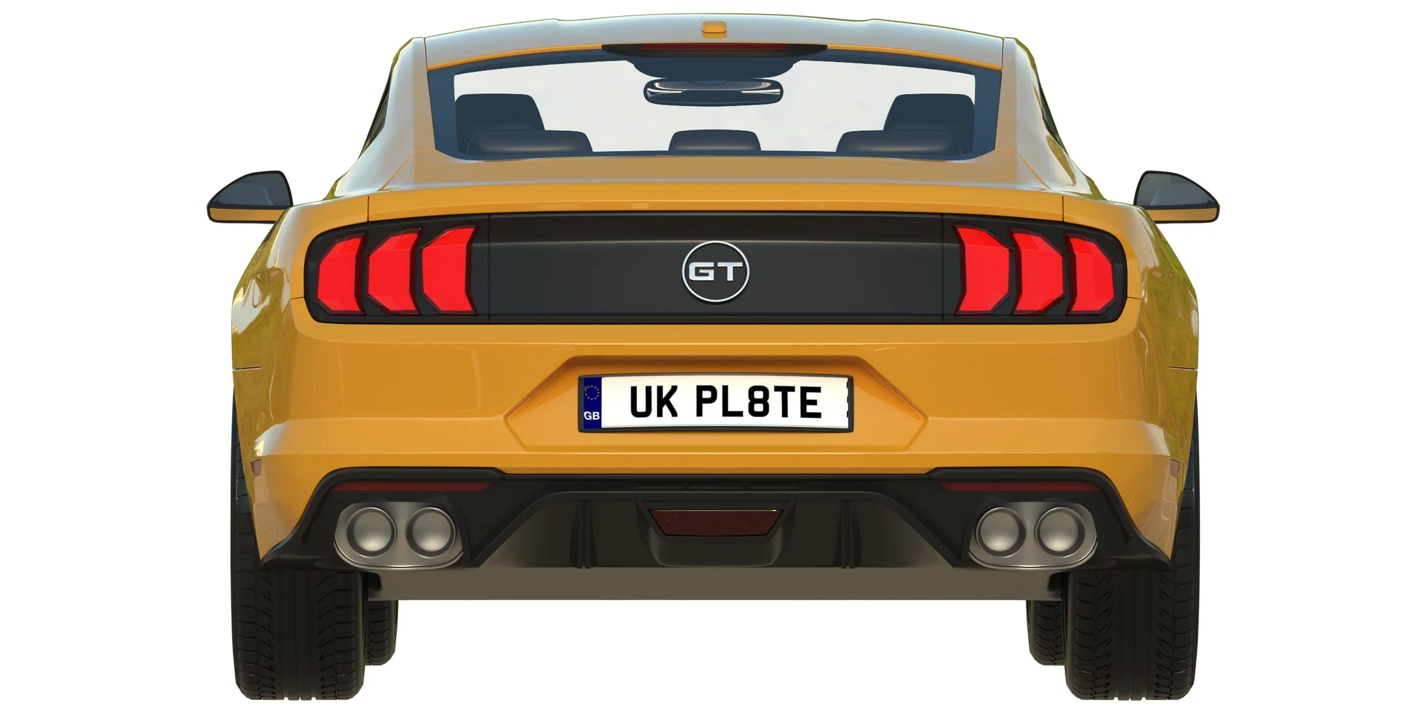 Ford Mustang GT, 3D model preview 12