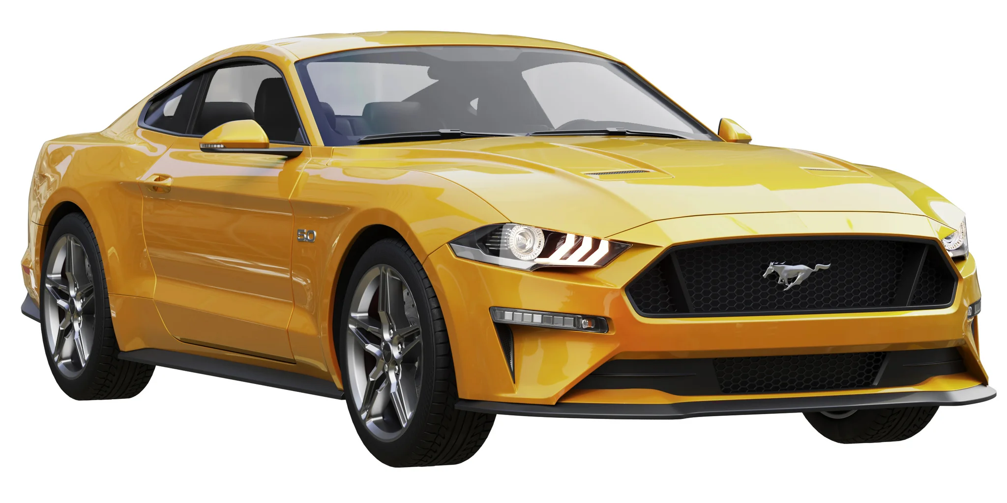 Ford Mustang GT, 3D model preview 16