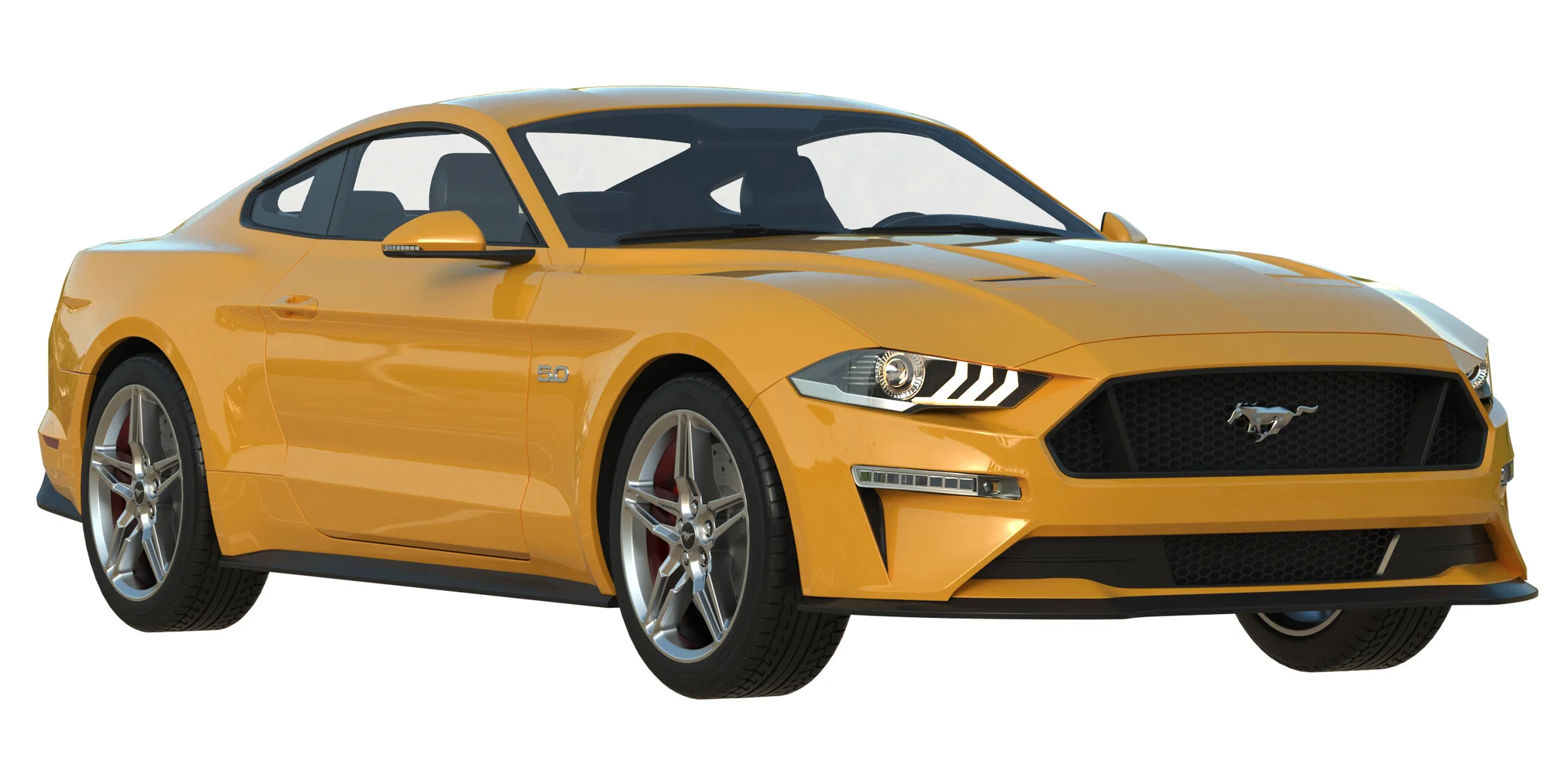 Ford Mustang GT, 3D model preview 22