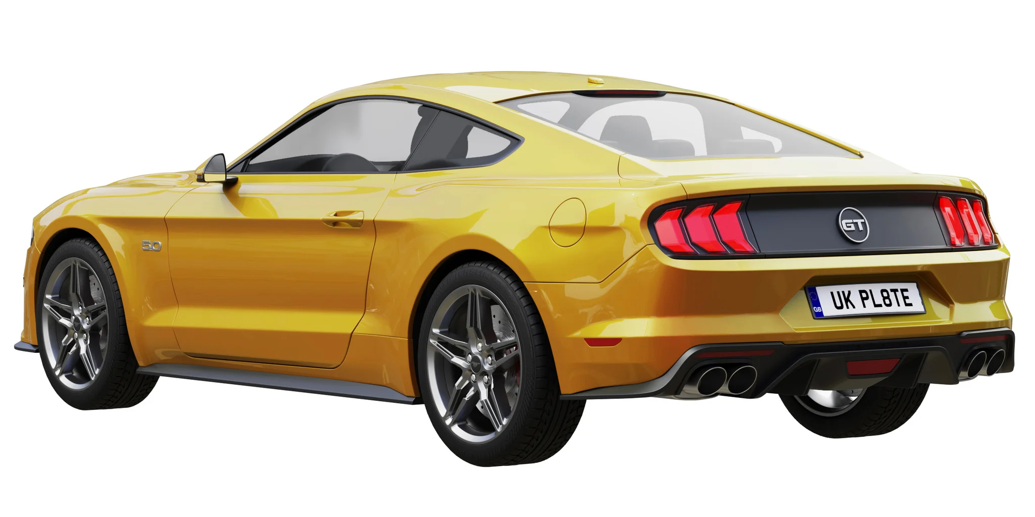 Ford Mustang GT, 3D model preview 24