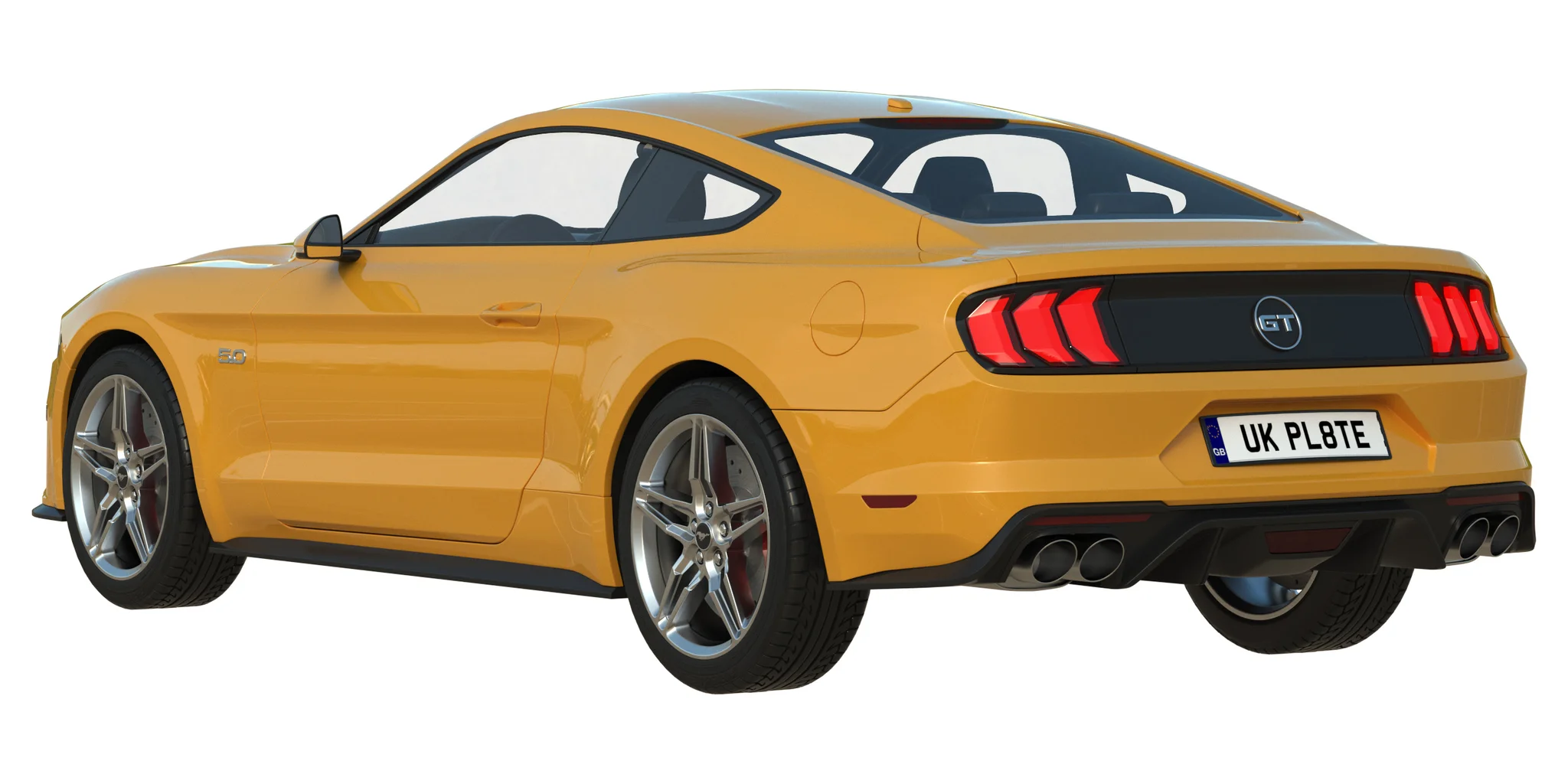 Ford Mustang GT, 3D model preview 26
