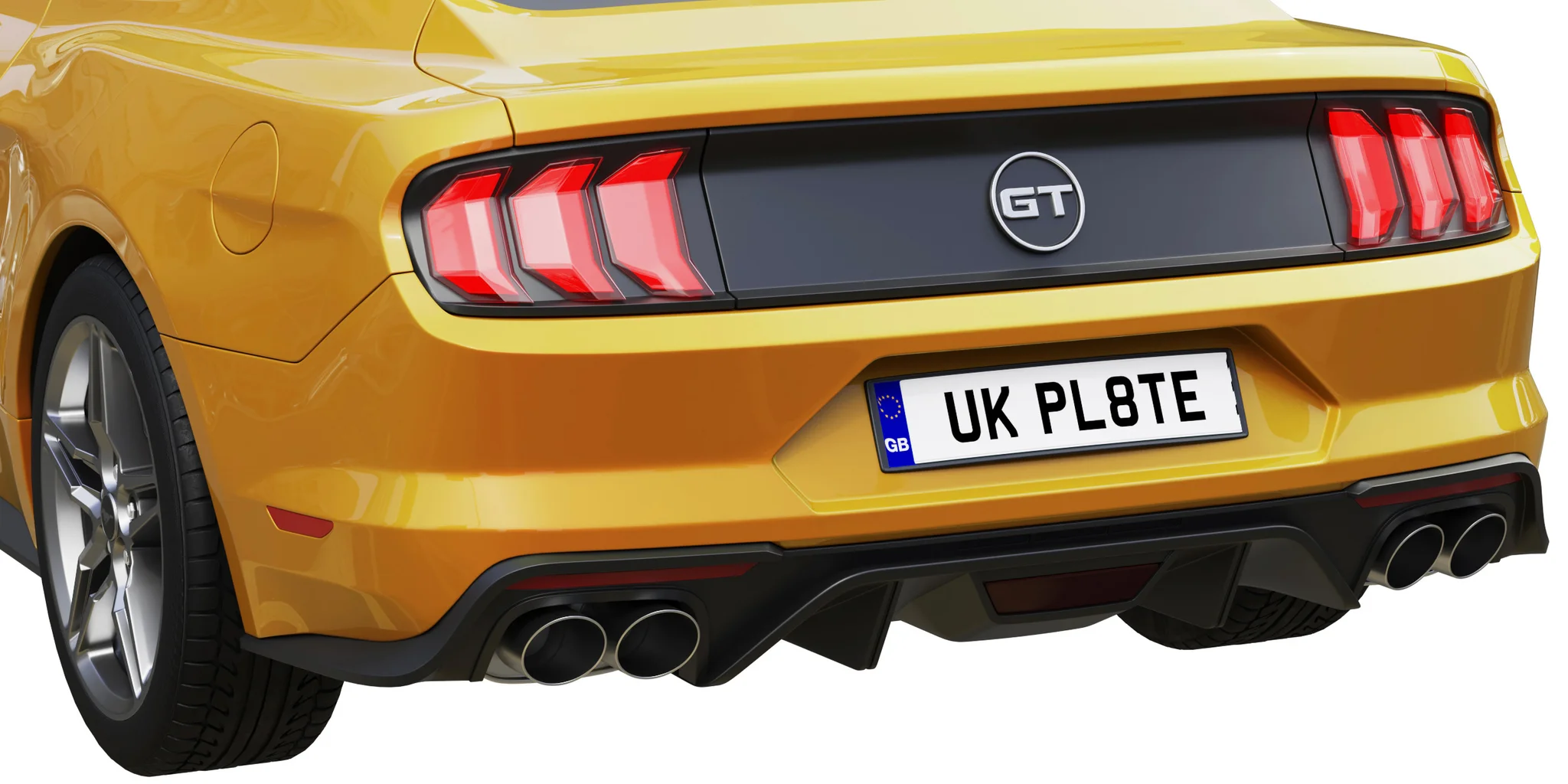 Ford Mustang GT, 3D model preview 27