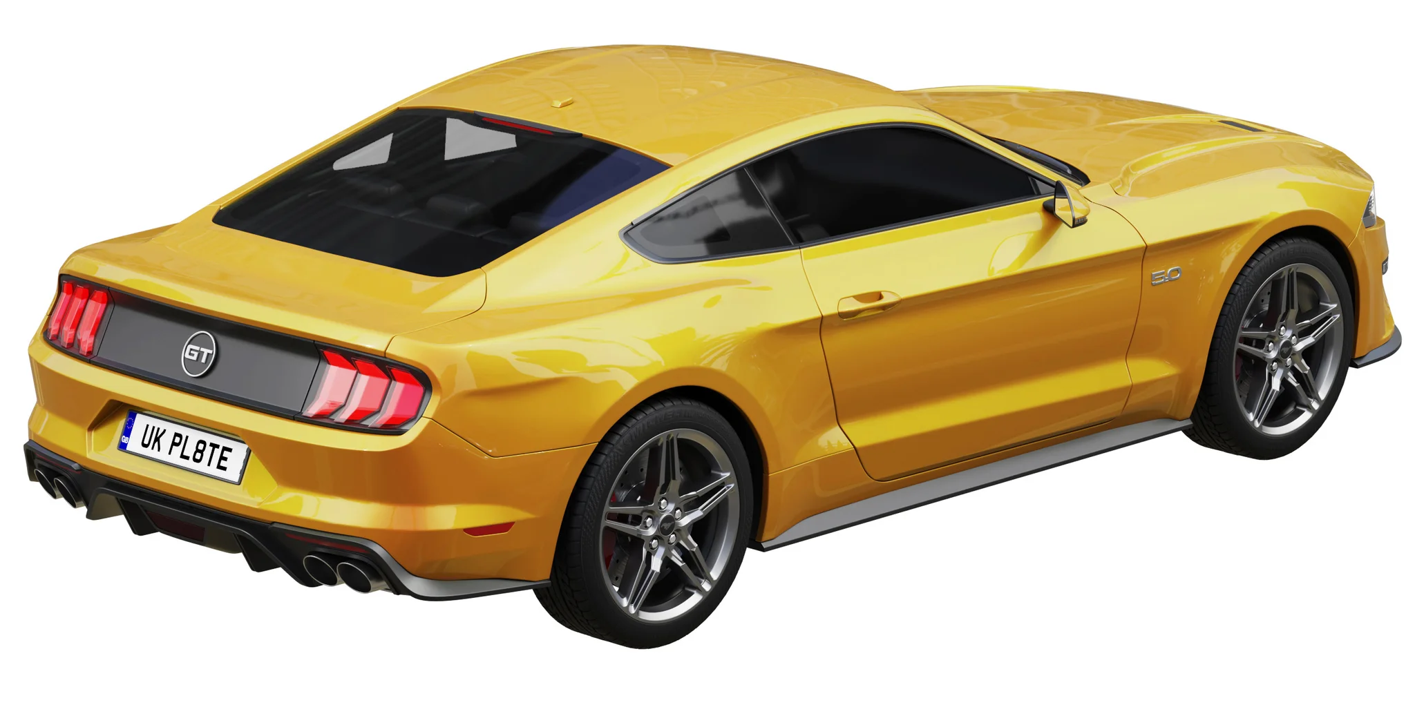 Ford Mustang GT, 3D model preview 35