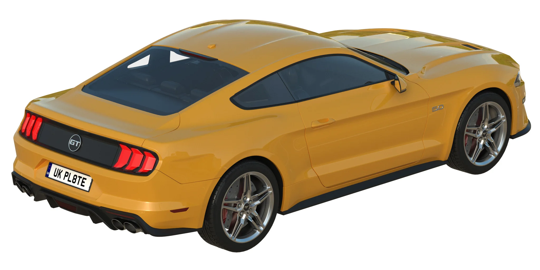 Ford Mustang GT, 3D model preview 39