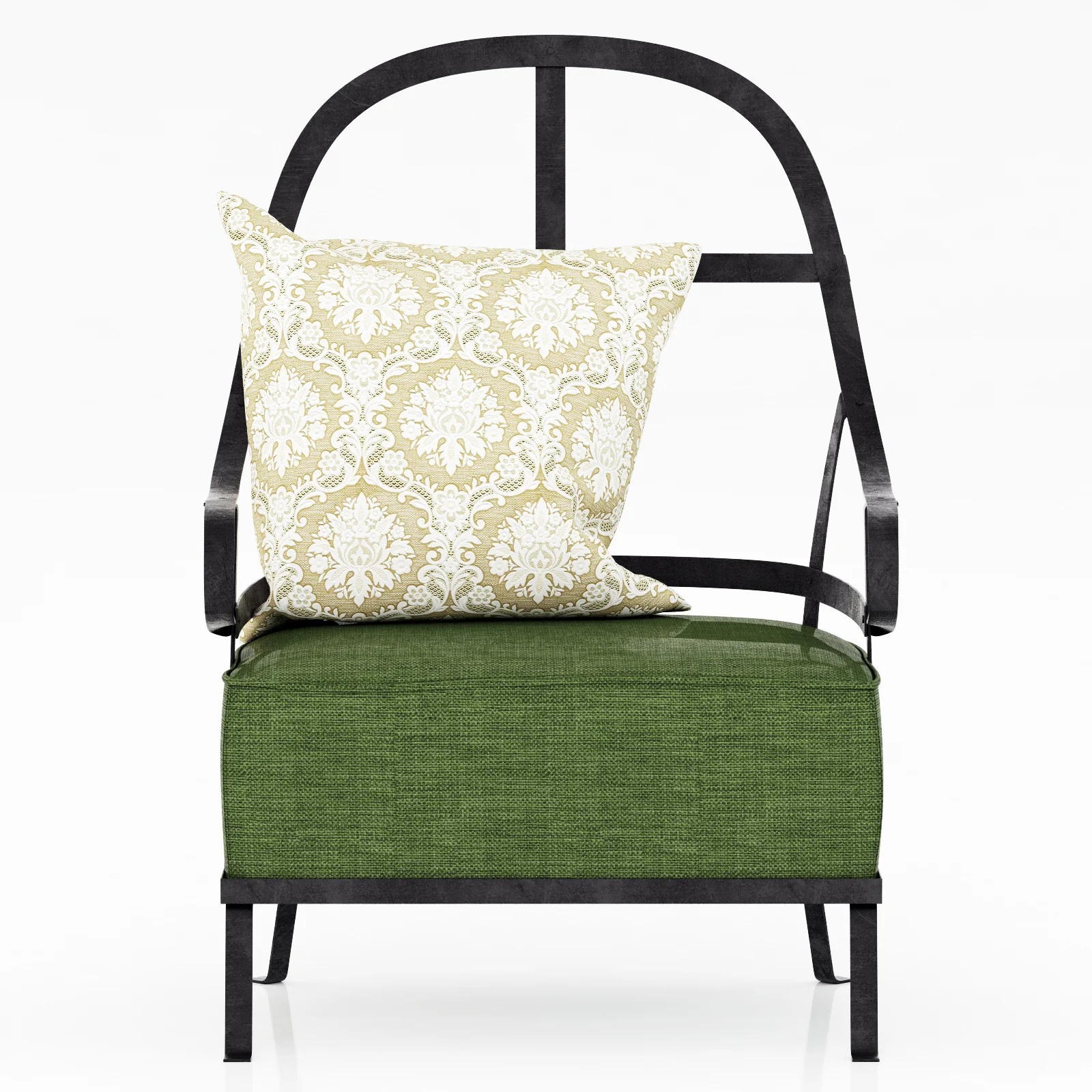 Baxter Chassis Armchair — 3D model preview 8
