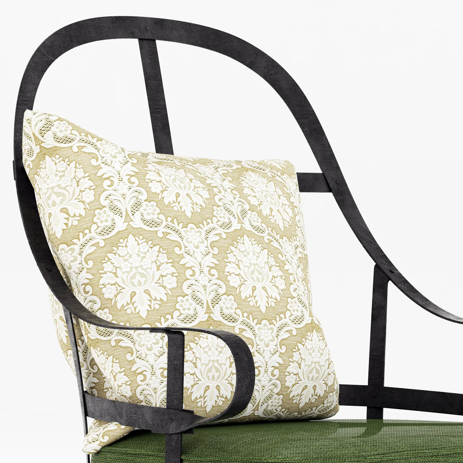 Baxter Chassis Armchair — 3D model preview 10