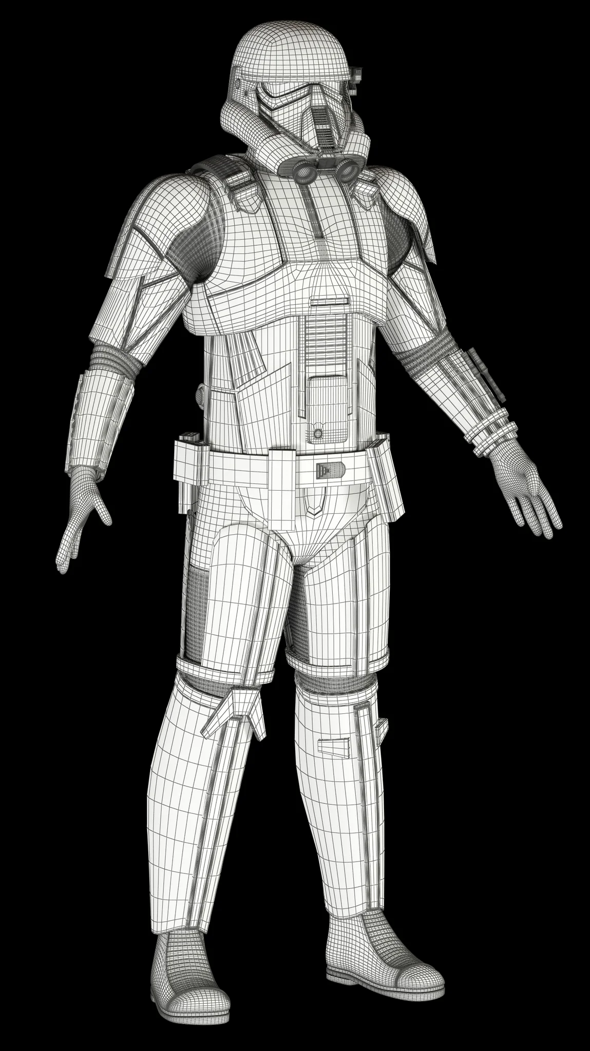 Imperial Death Trooper — 3D model preview 20