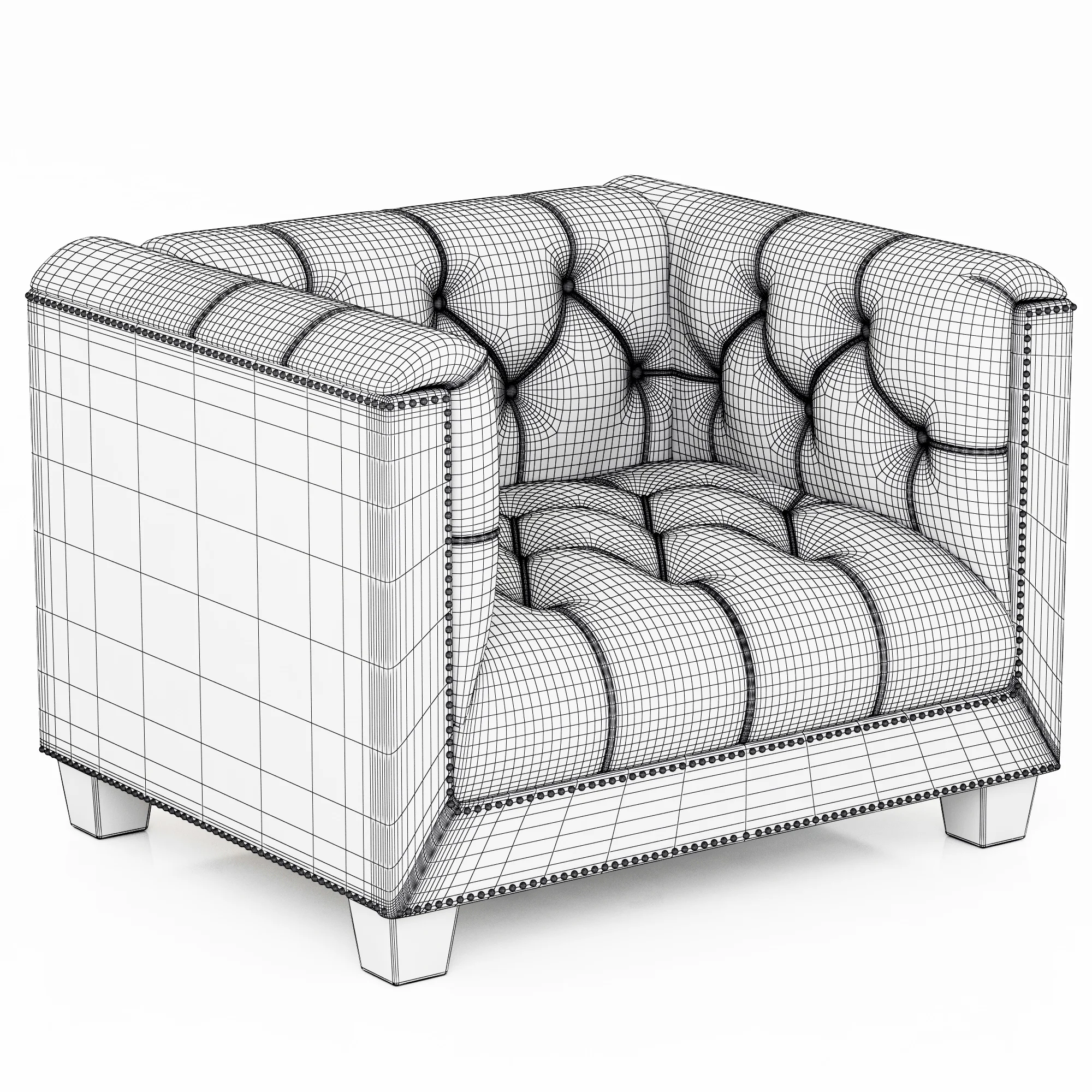 Eichholtz Chair Paolo — 3D model preview 4