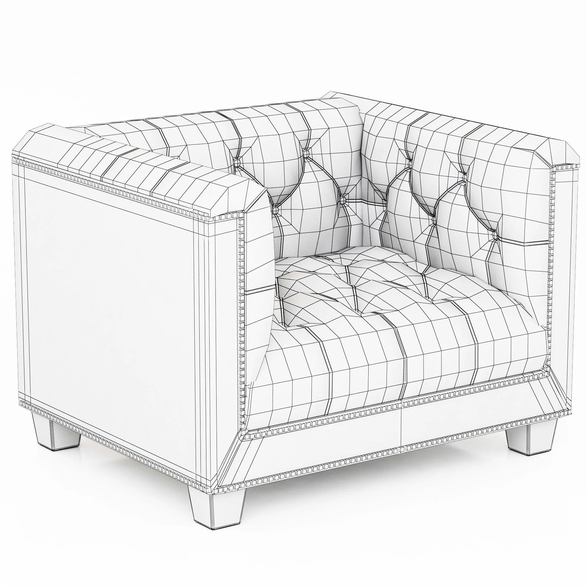 Eichholtz Chair Paolo — 3D model preview 5