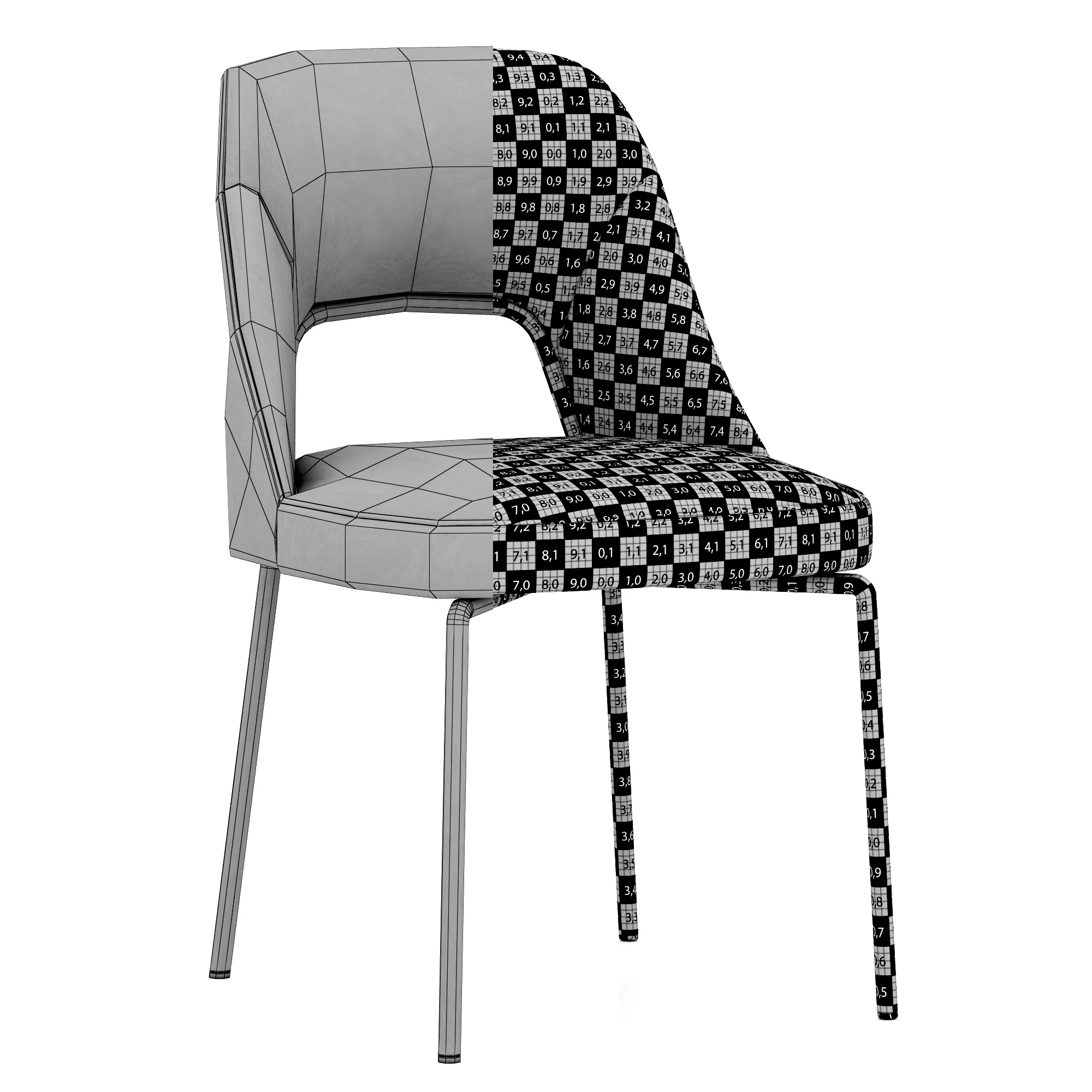 Flexform Joyce — 3D model preview 8