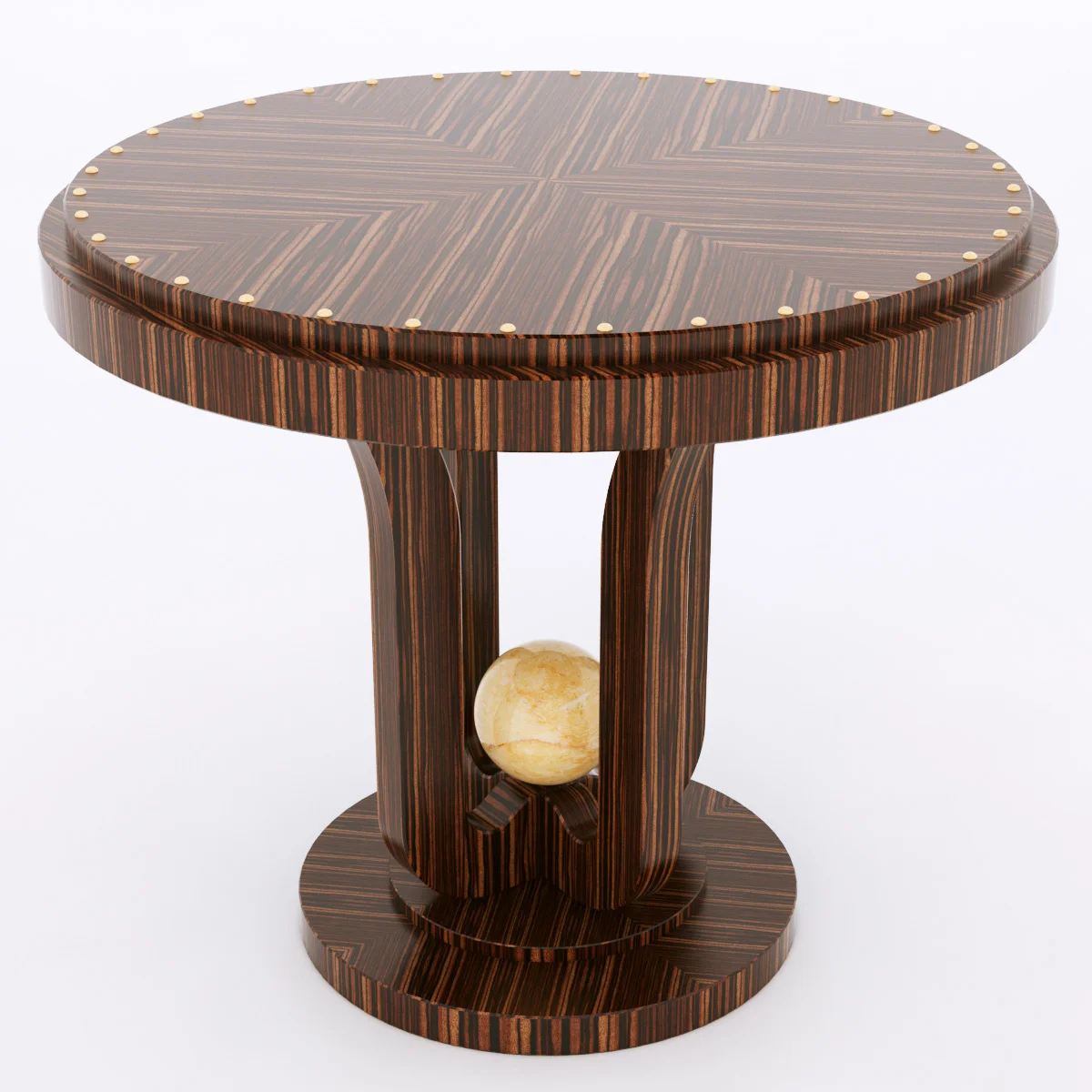 Francesko Molon T504 ROUND PERLA SMALL TABLE — 3D model preview 2