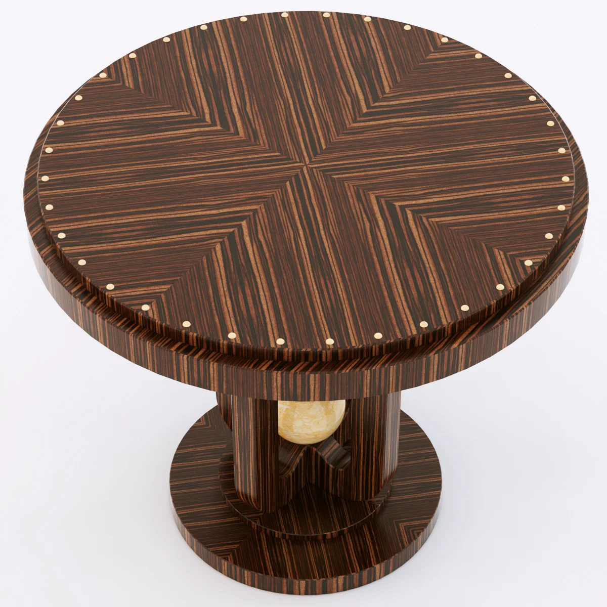 Francesko Molon T504 ROUND PERLA SMALL TABLE — 3D model preview 3