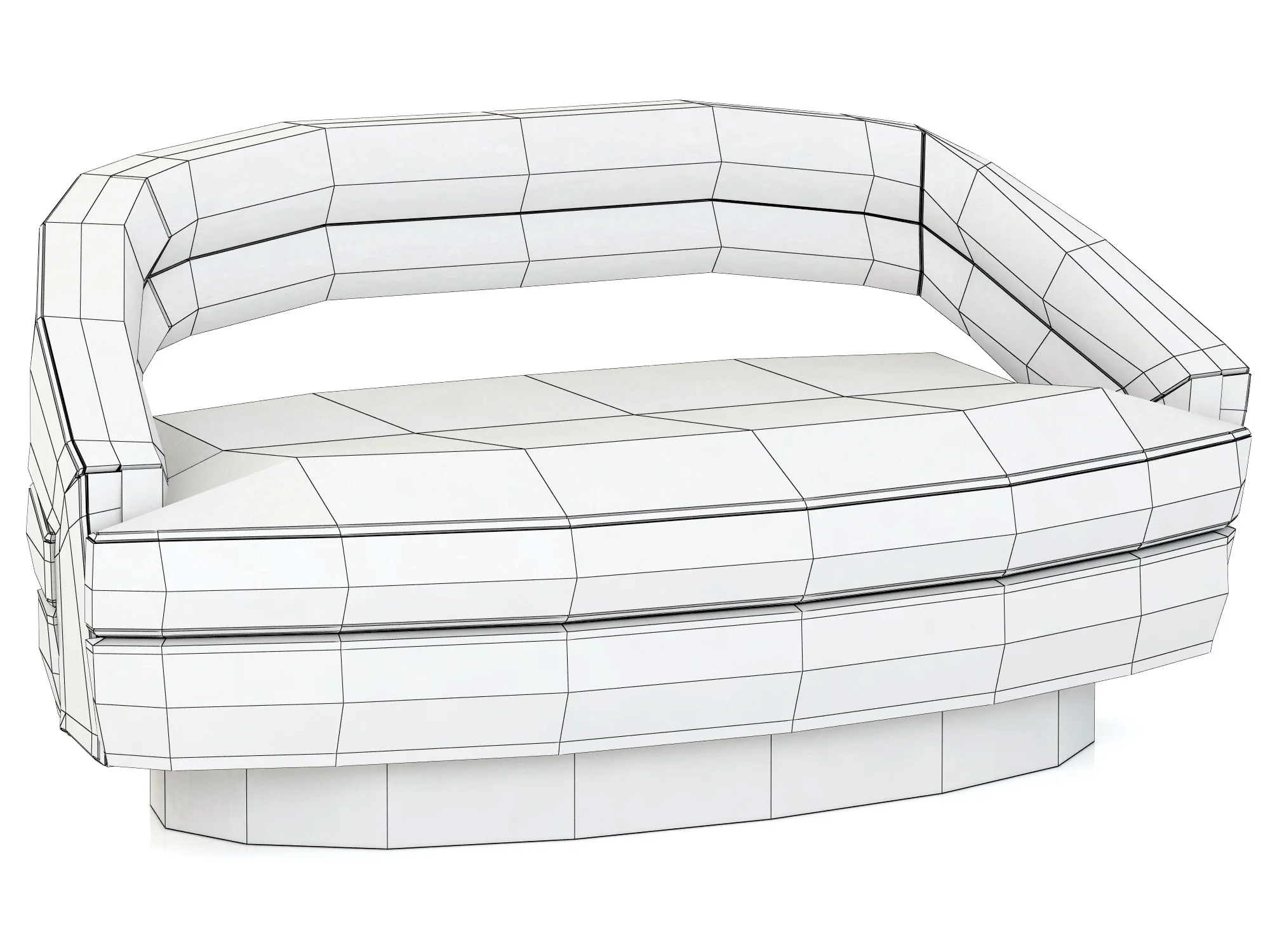 Essential Home Russel Sofa — 3D model preview 4