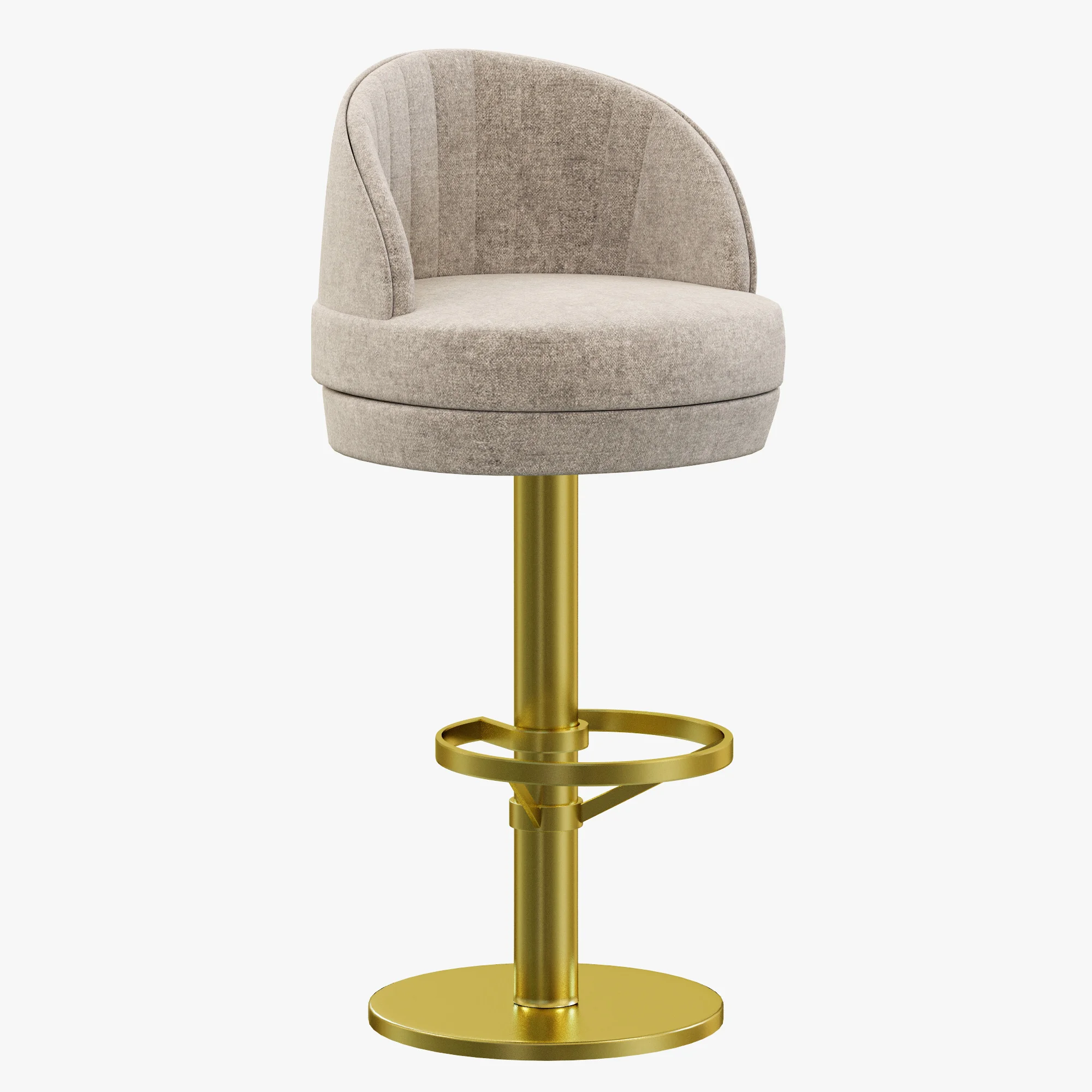 Essential Home Gable Bar Chair — 3D model preview 1