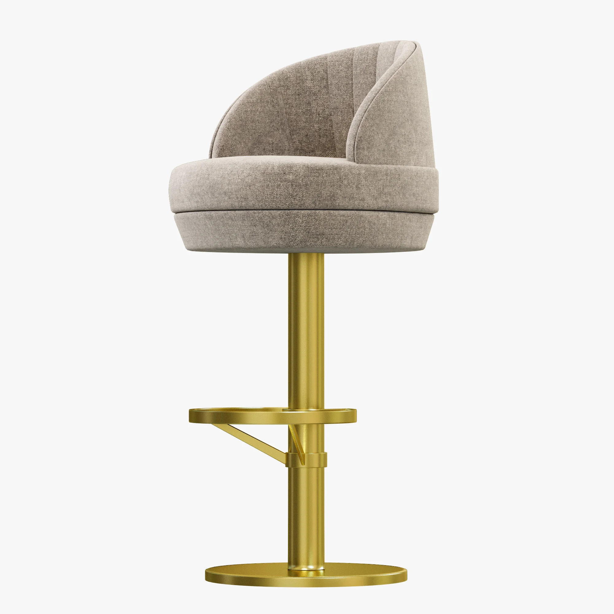 Essential Home Gable Bar Chair — 3D model preview 4