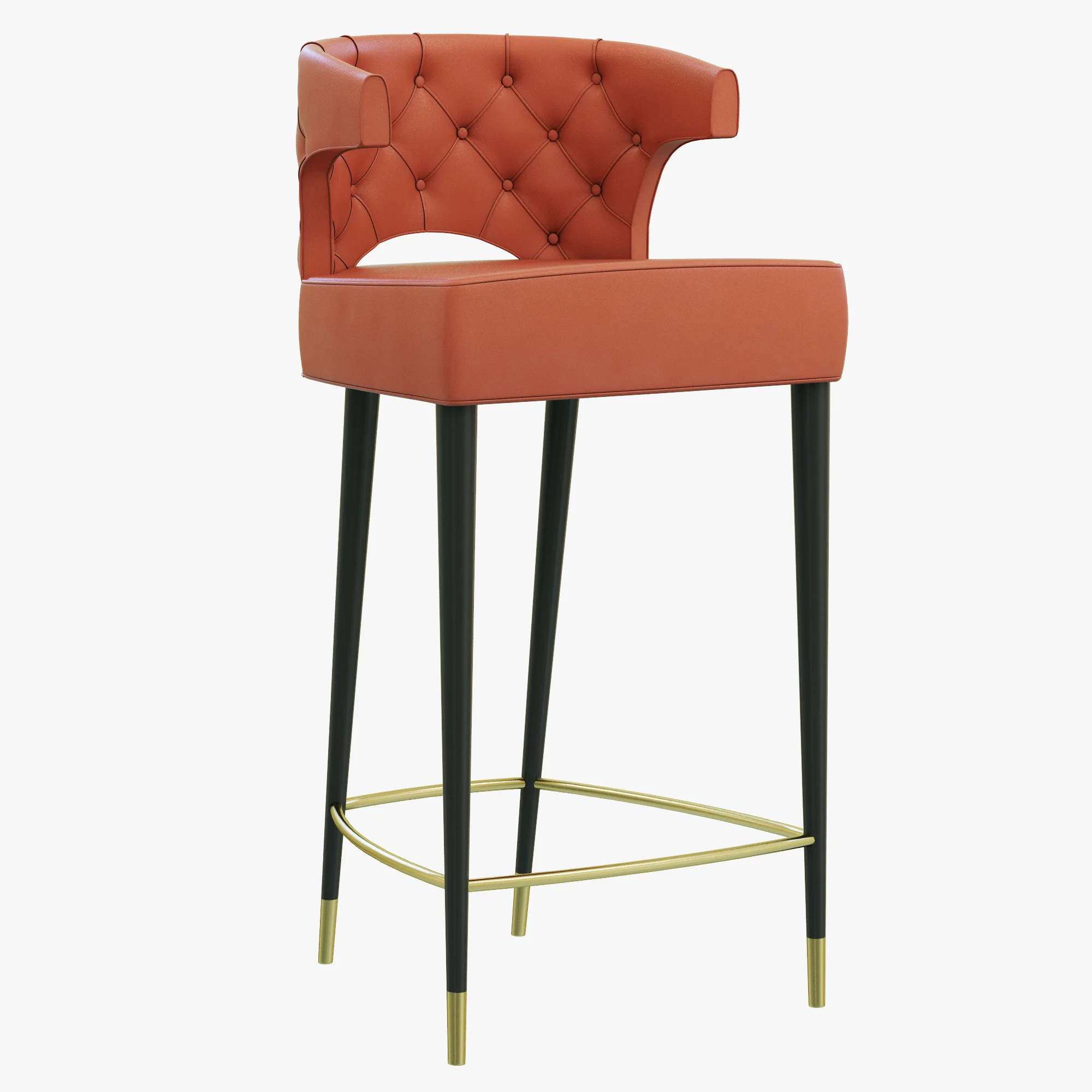 Brabbu Kansas Bar Chair — 3D model preview 1
